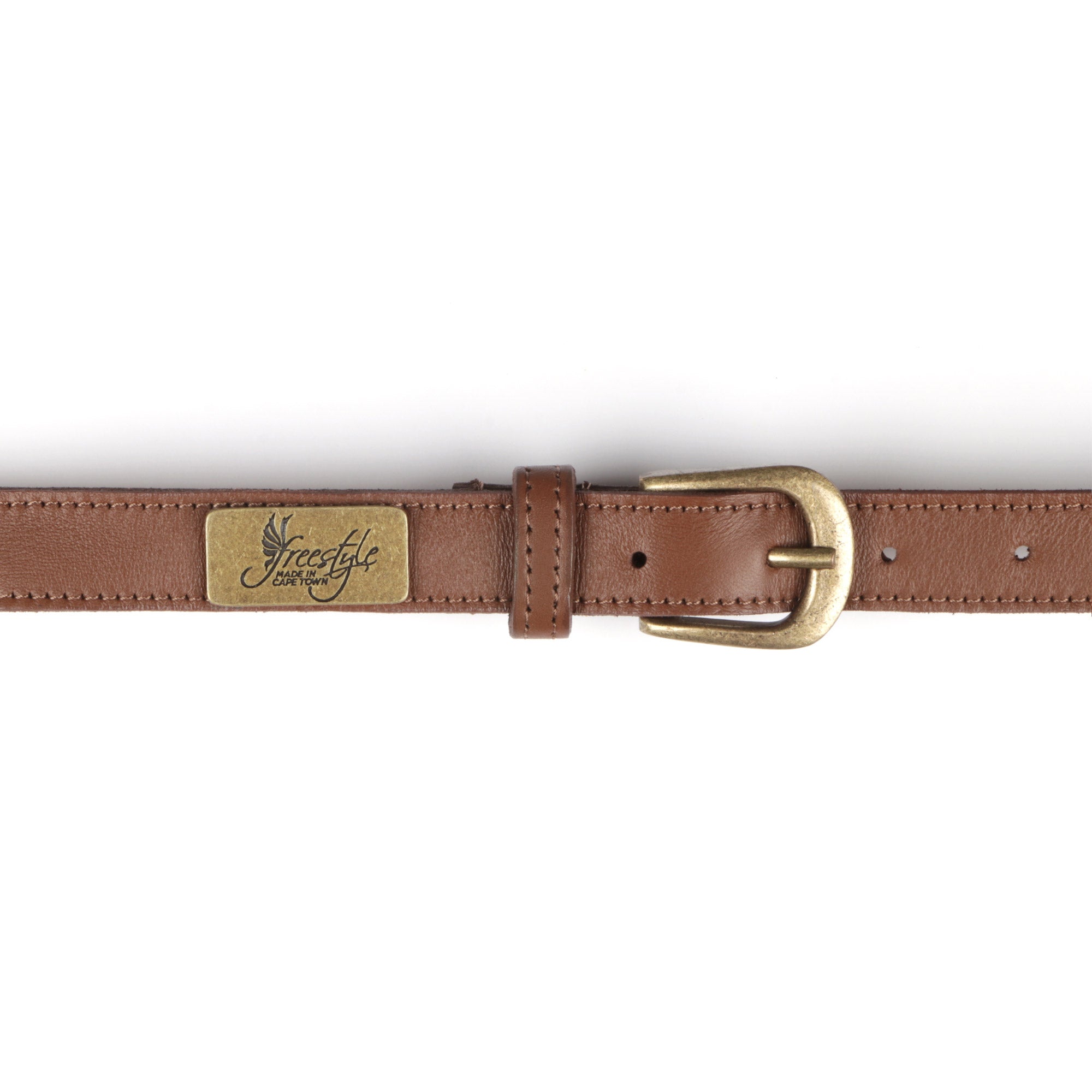Black Friday - Lexi 22mm Ladies Onspan Brown Premium Leather Belt