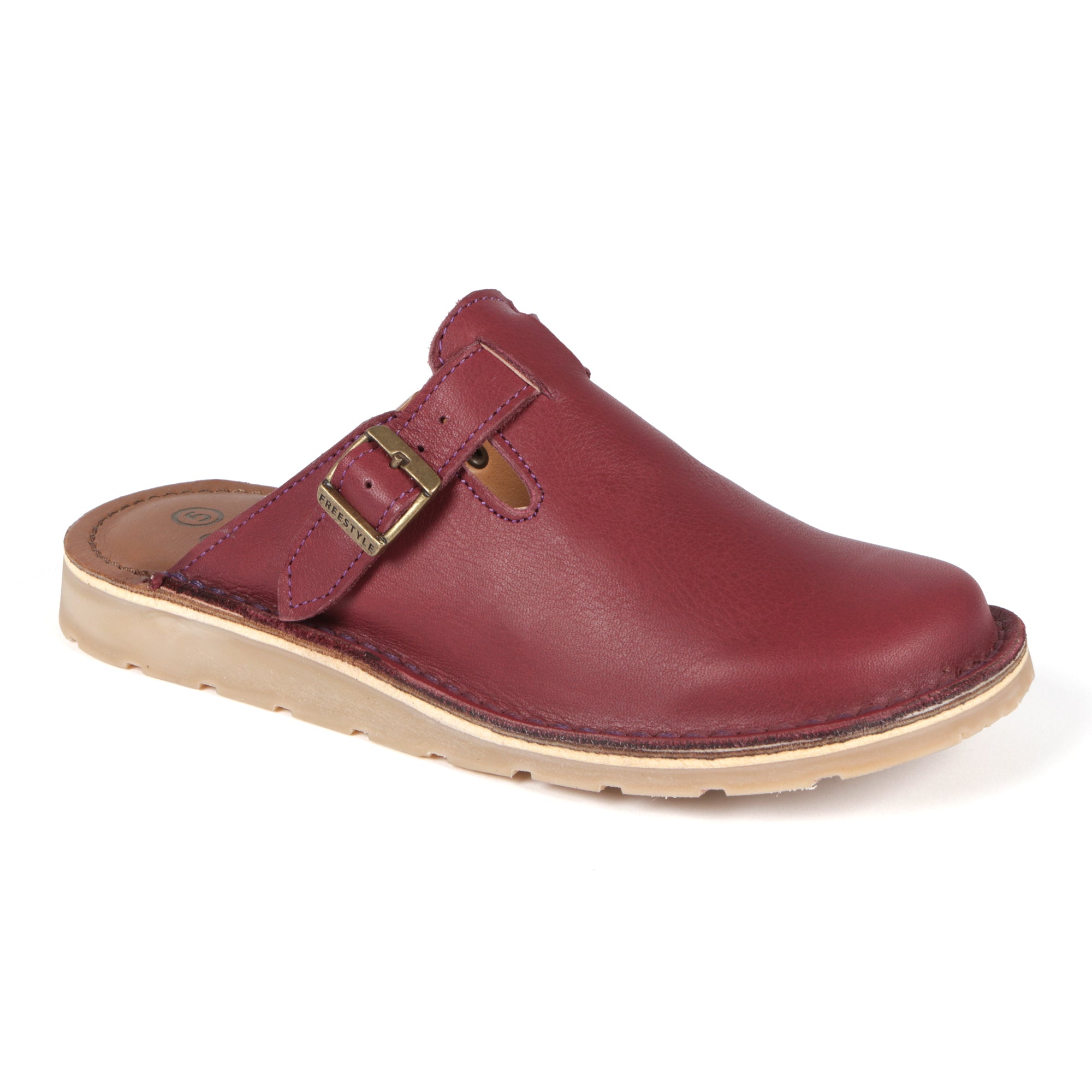 Charlize premium leather handcrafted clog - Freestyle SA Proudly local leather boots veldskoens vellies leather shoes suede veldskoens