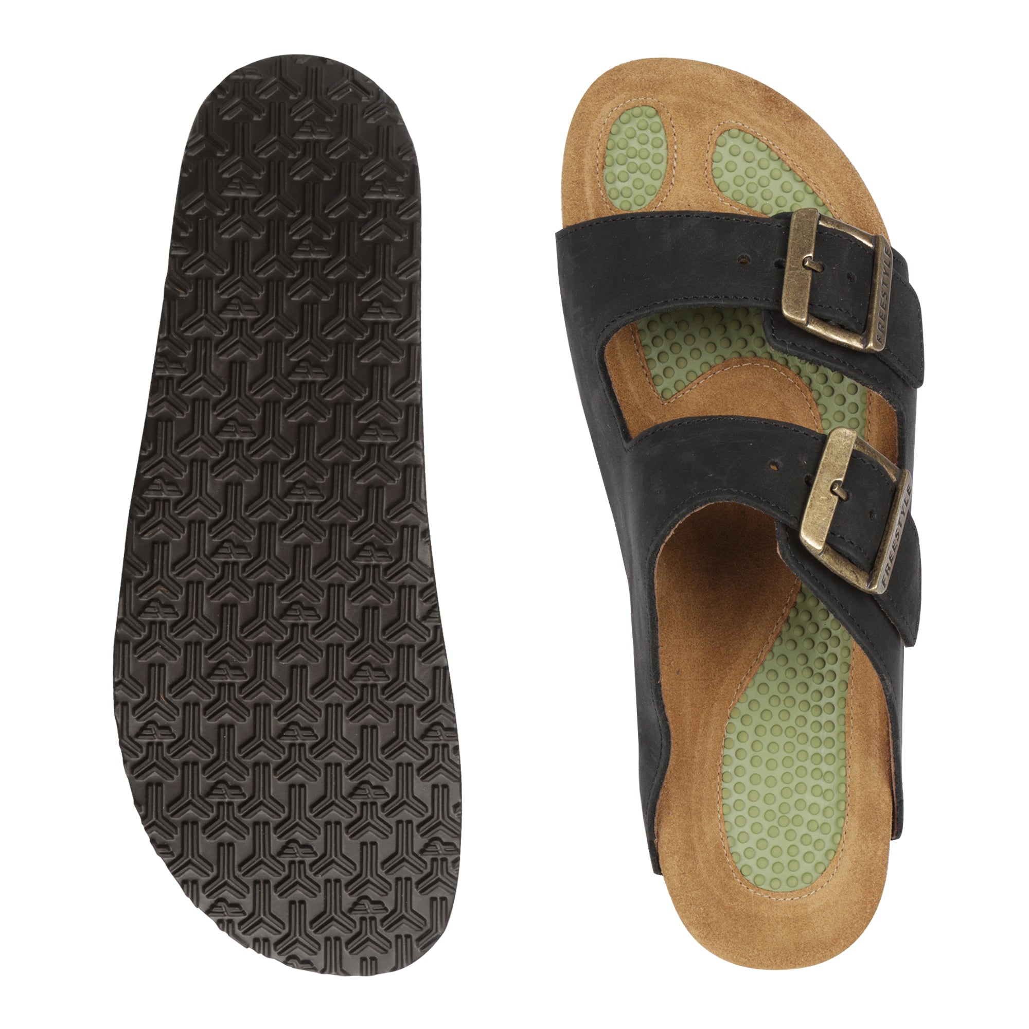 Corkies Mattheus Ripple Premium Leather Anatomical Health Sandal