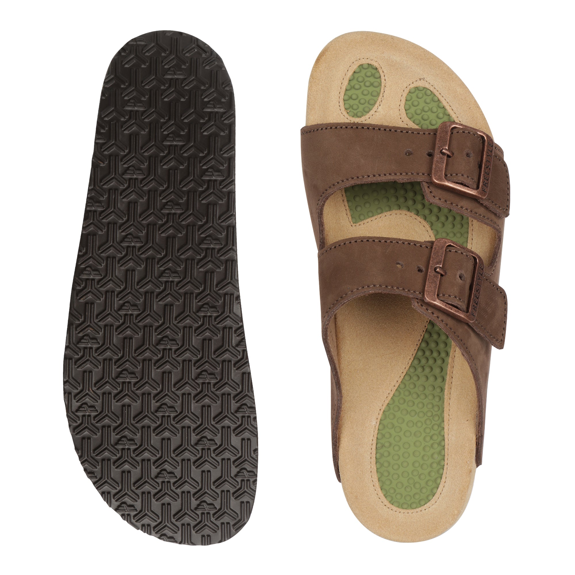 Corkies Sophie Ripple Premium Leather Anatomical Health Sandal