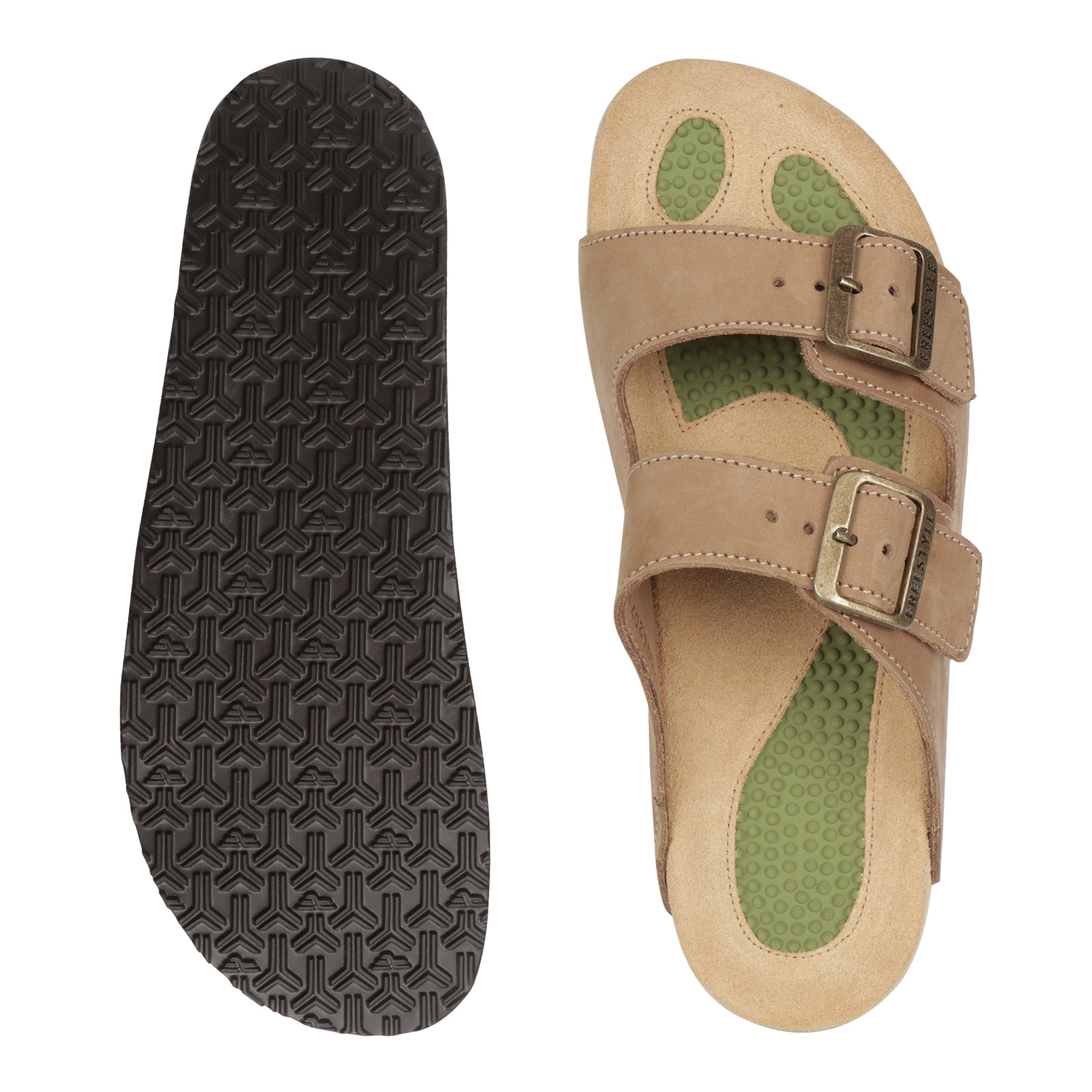 Corkies Sophie Ripple Premium Leather Anatomical Health Sandal