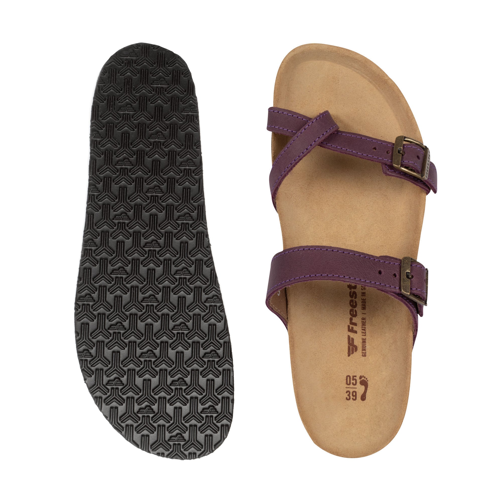 Corkies Isabella Anatomical Cork Footbed Premium leather health sandal