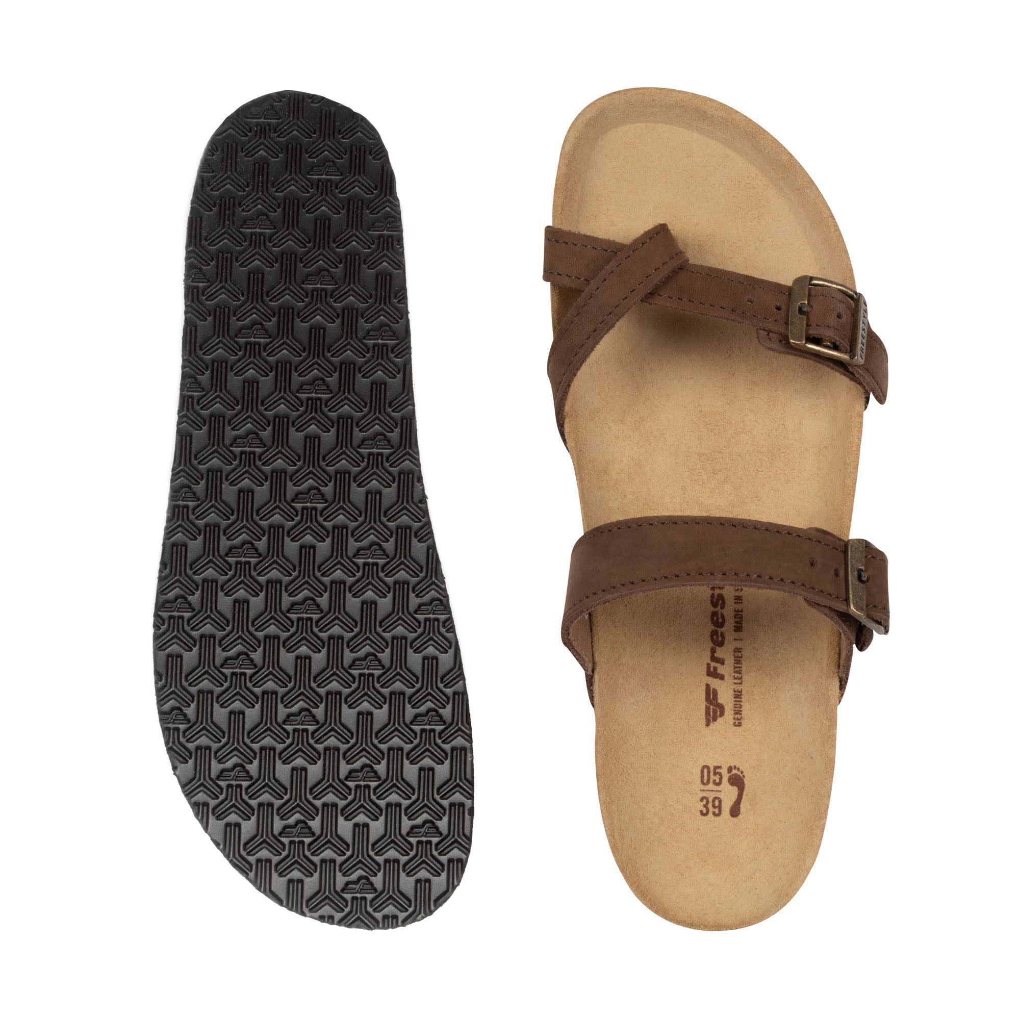Corkies Isabella Anatomical Cork Footbed Premium leather health sandal