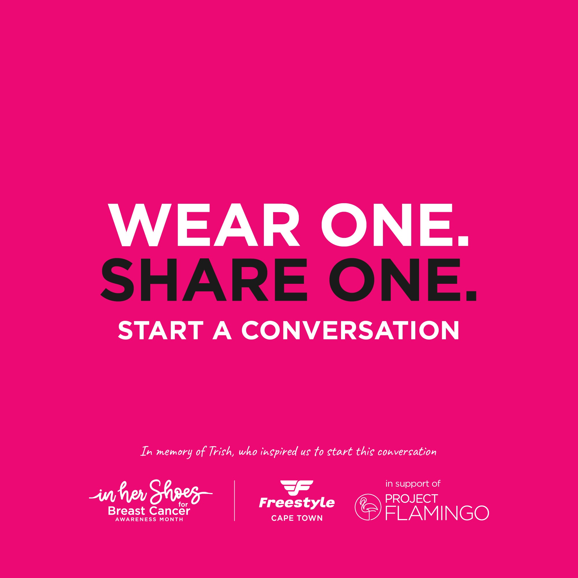 In Her Shoes for Breast Cancer Awareness with Project Flamingo