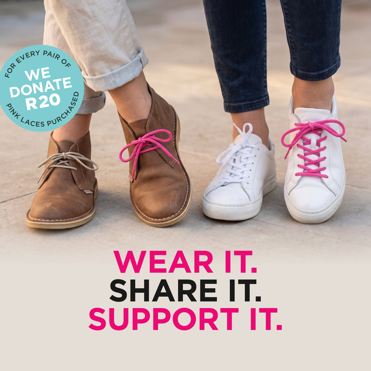 In Her Shoes for Breast Cancer Awareness with Project Flamingo