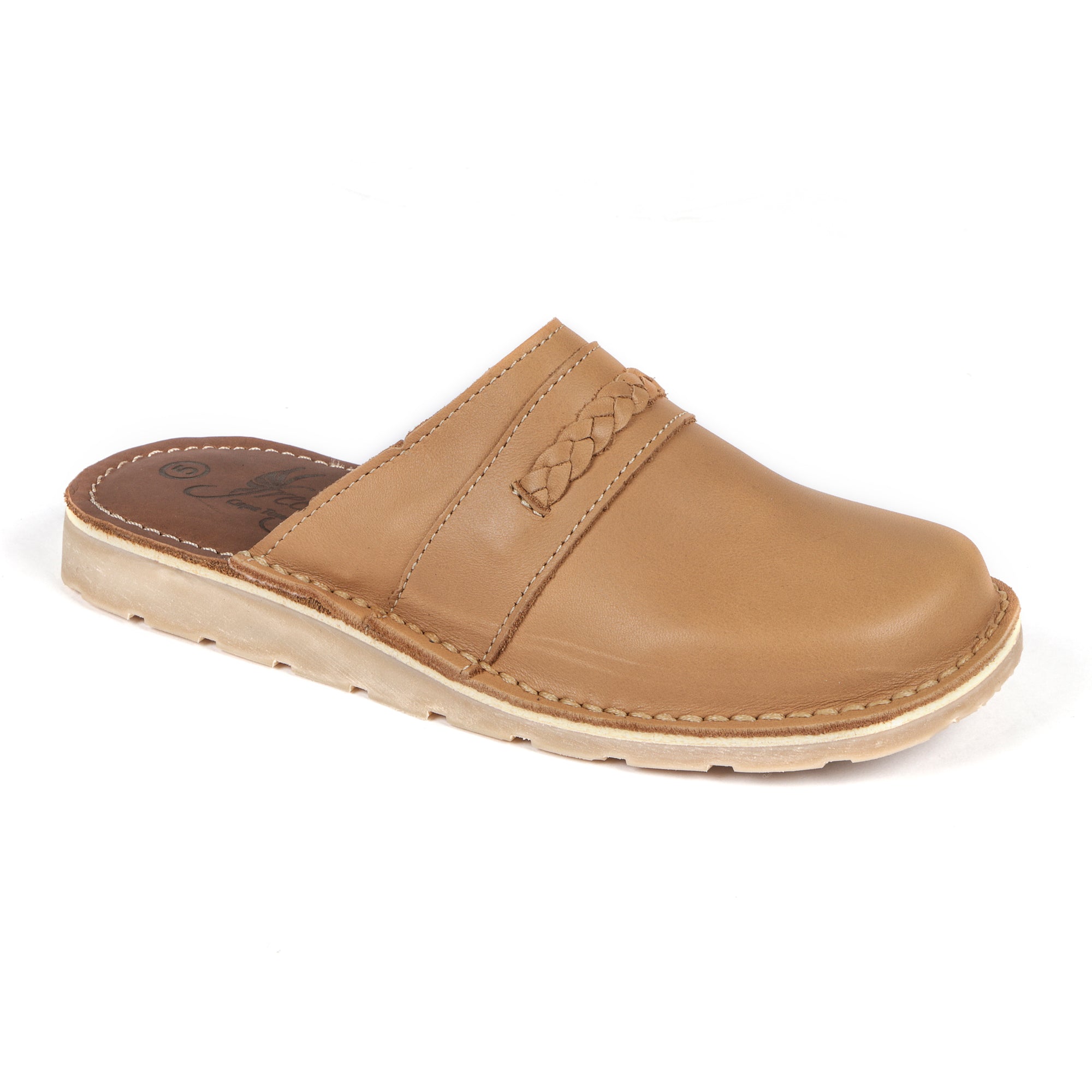 Sienna premium leather handcrafted Slip-On Clog