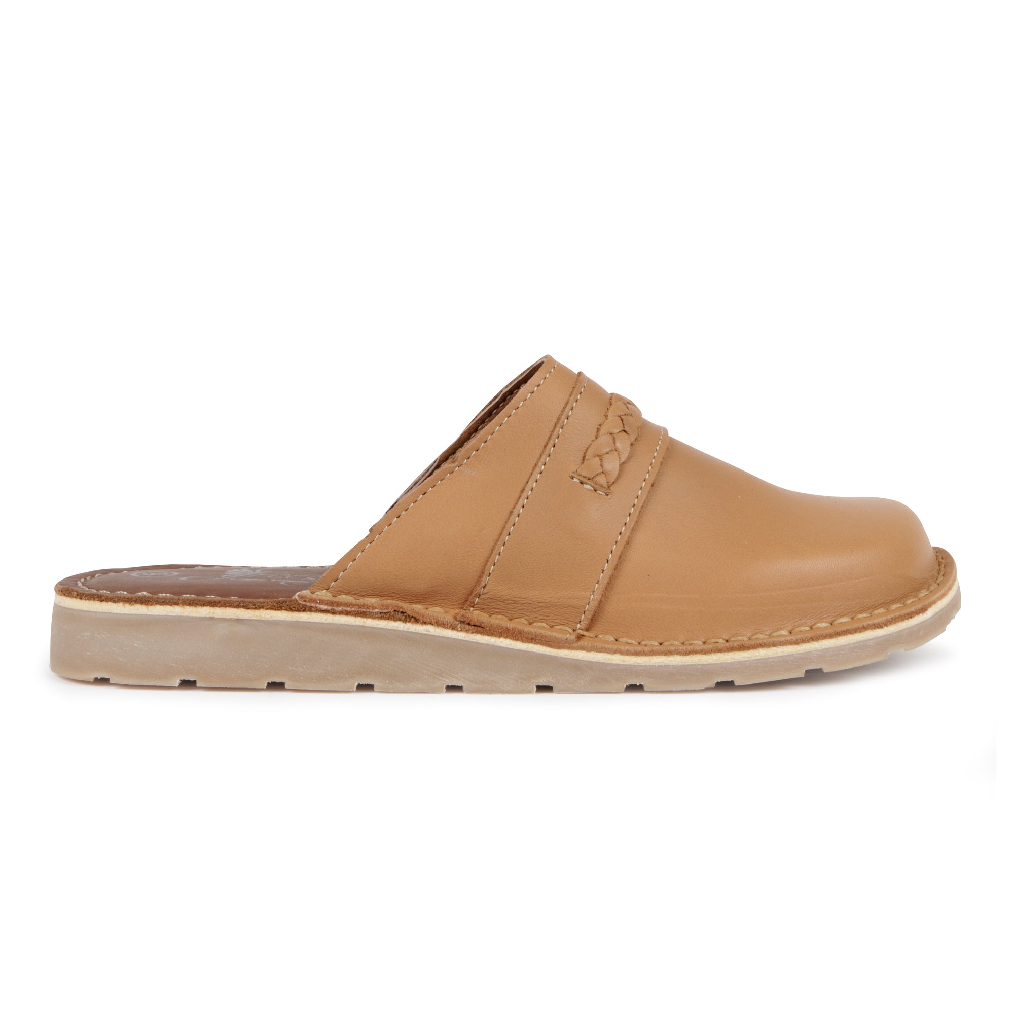 Sienna premium leather handcrafted Slip-On Clog