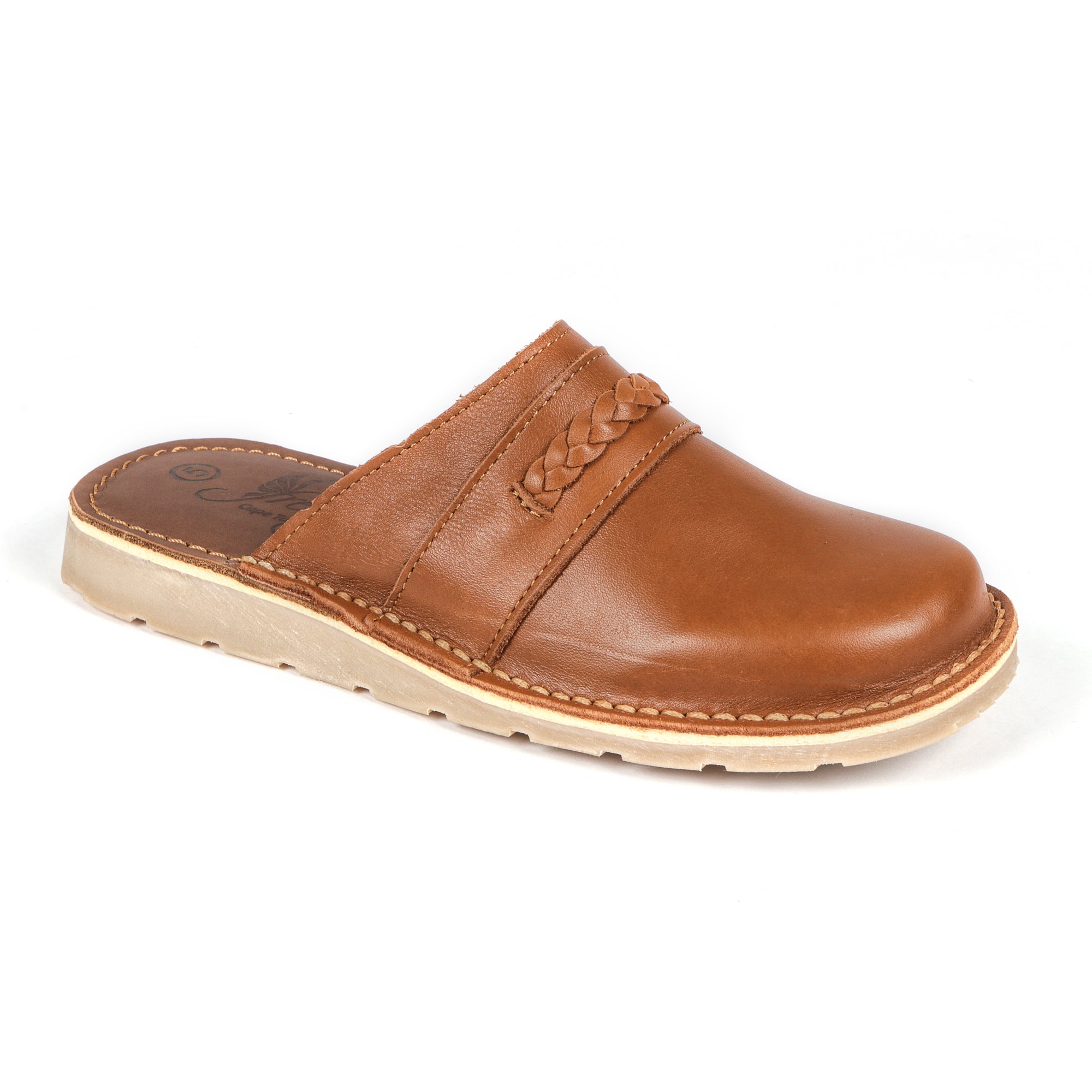 Sienna premium leather handcrafted Slip-On Clog