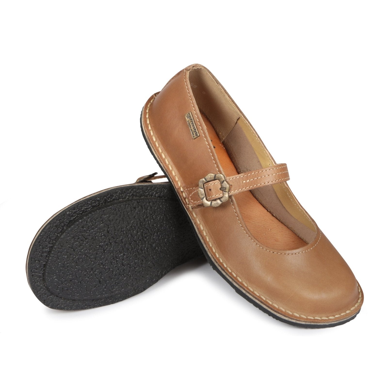 Adele Ladies Premium Leather Mary Jane Court Shoe - Freestyle SA Proudly local leather boots veldskoens vellies leather shoes suede veldskoens