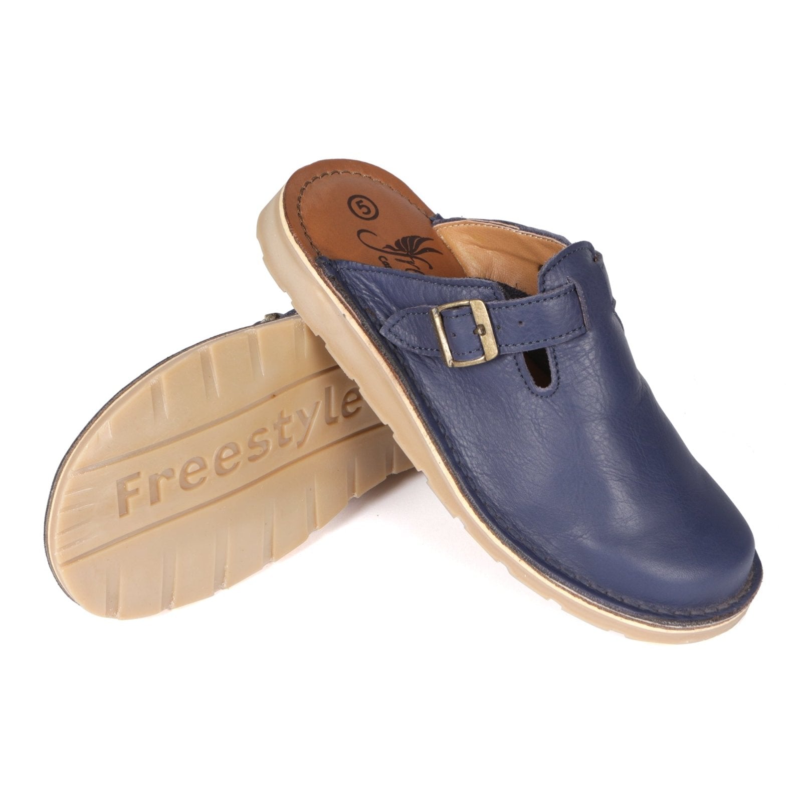 Charlize premium leather handcrafted clog - Freestyle SA Proudly local leather boots veldskoens vellies leather shoes suede veldskoens