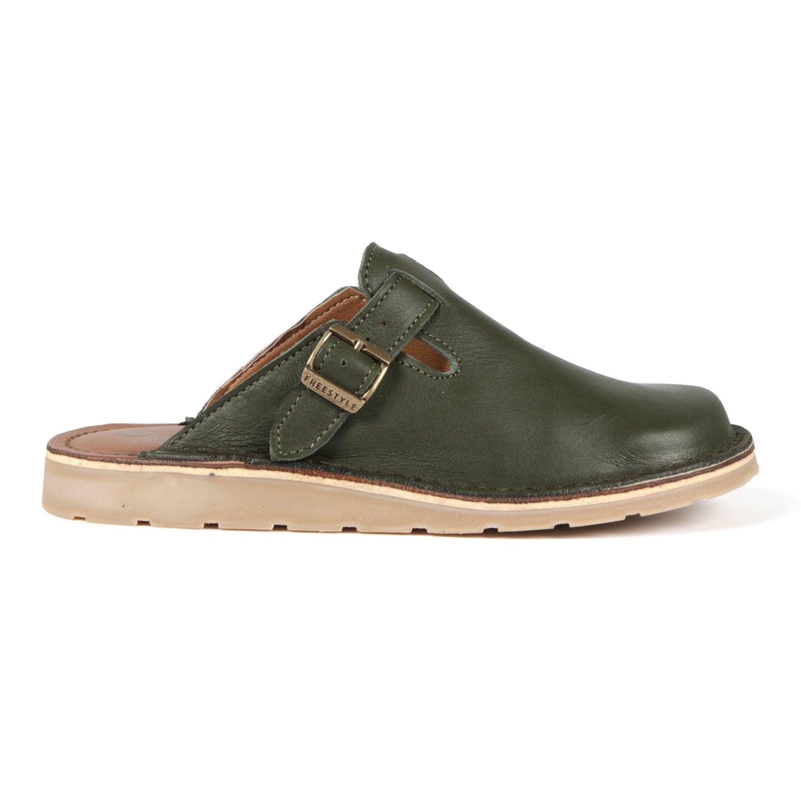 Charlize premium leather handcrafted clog - Freestyle SA Proudly local leather boots veldskoens vellies leather shoes suede veldskoens