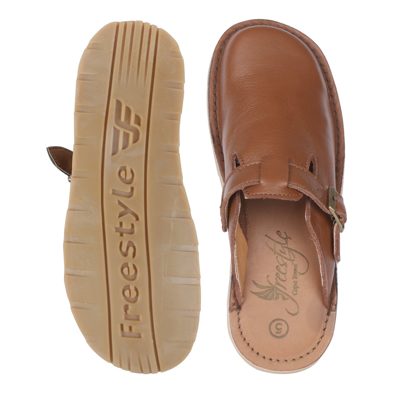 Charlize premium leather handcrafted clog - Freestyle SA Proudly local leather boots veldskoens vellies leather shoes suede veldskoens