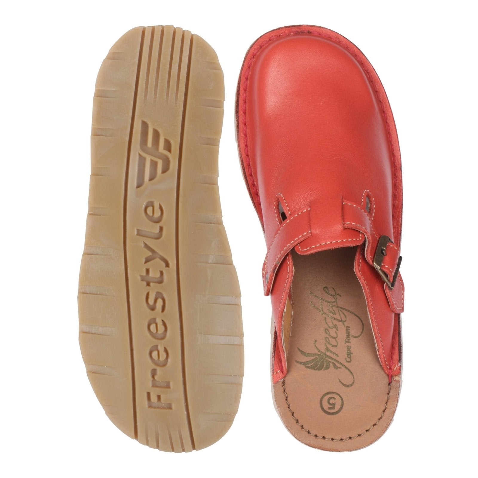 Charlize premium leather handcrafted clog - Freestyle SA Proudly local leather boots veldskoens vellies leather shoes suede veldskoens