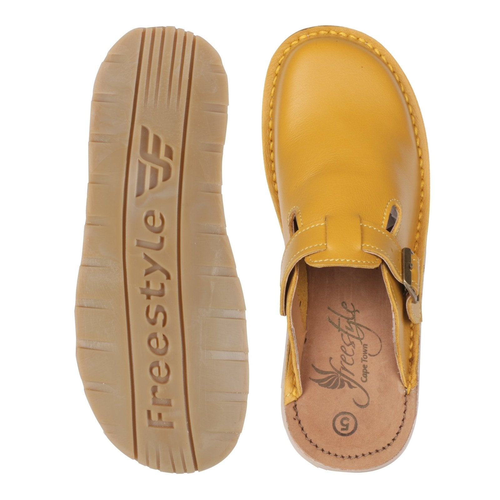 Charlize premium leather handcrafted clog - Freestyle SA Proudly local leather boots veldskoens vellies leather shoes suede veldskoens