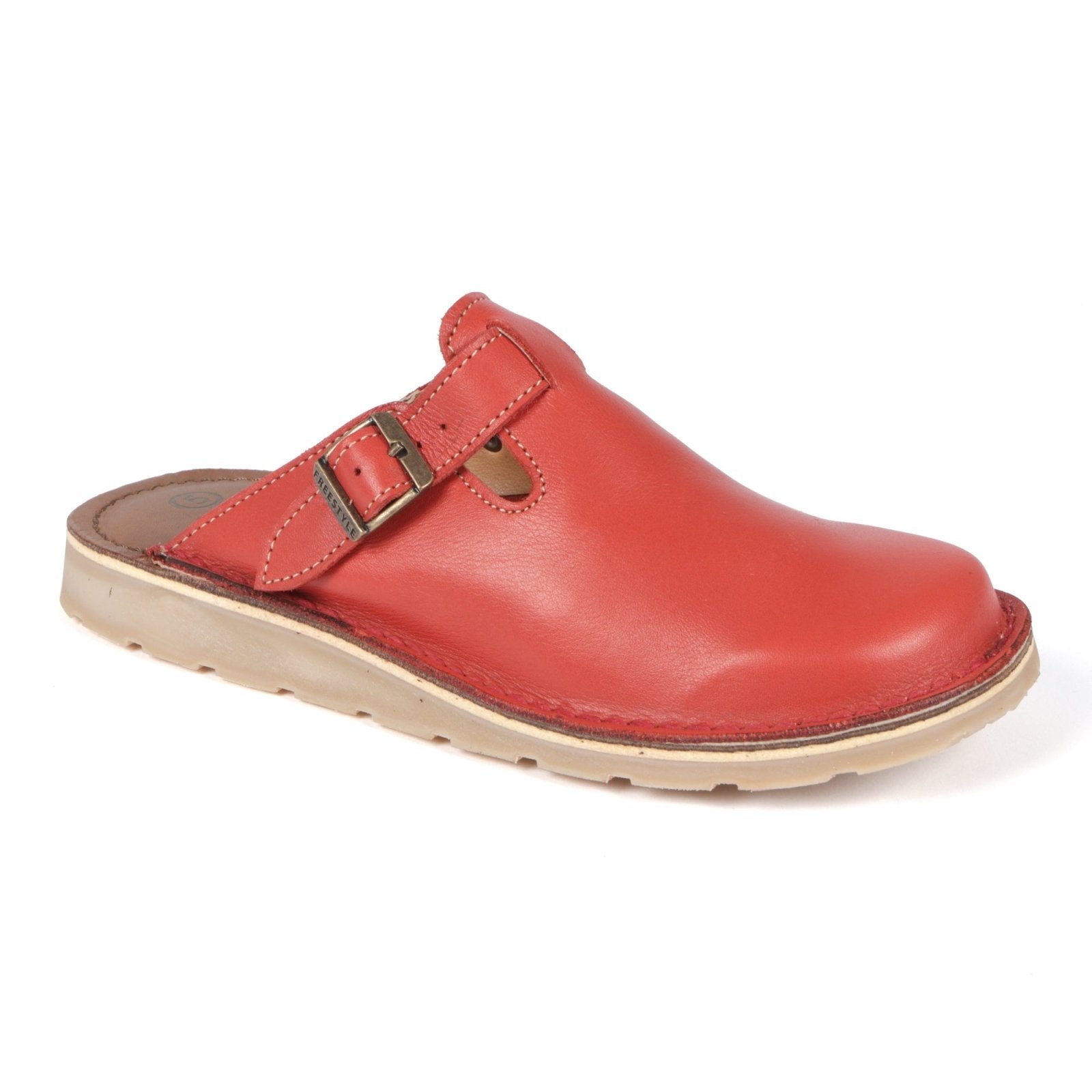 Charlize premium leather handcrafted clog - Freestyle SA Proudly local leather boots veldskoens vellies leather shoes suede veldskoens