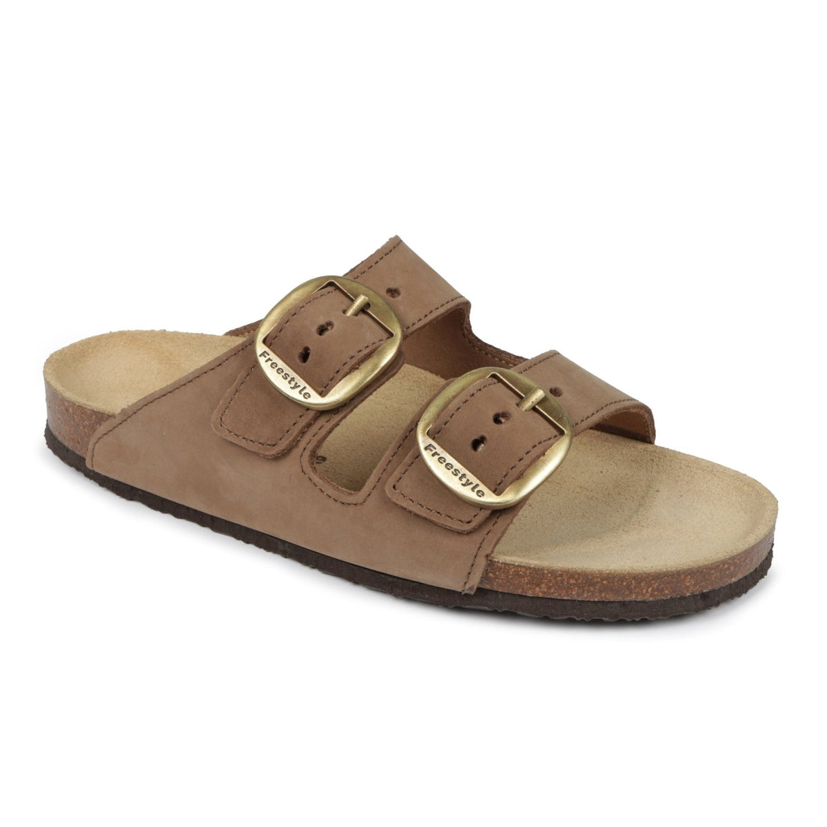 Corkies Kiirsten Ladies Anatomical Premium Leather sandals - Freestyle SA Proudly local leather boots veldskoens vellies leather shoes suede veldskoens