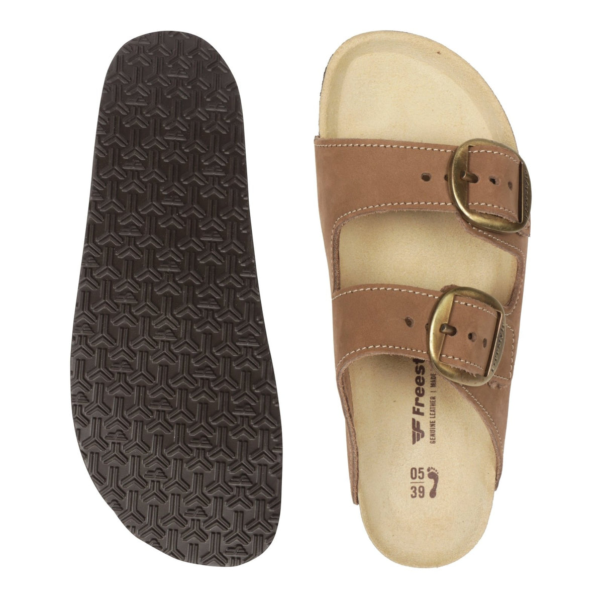 Corkies Kiirsten Ladies Anatomical Premium Leather sandals - Freestyle SA Proudly local leather boots veldskoens vellies leather shoes suede veldskoens