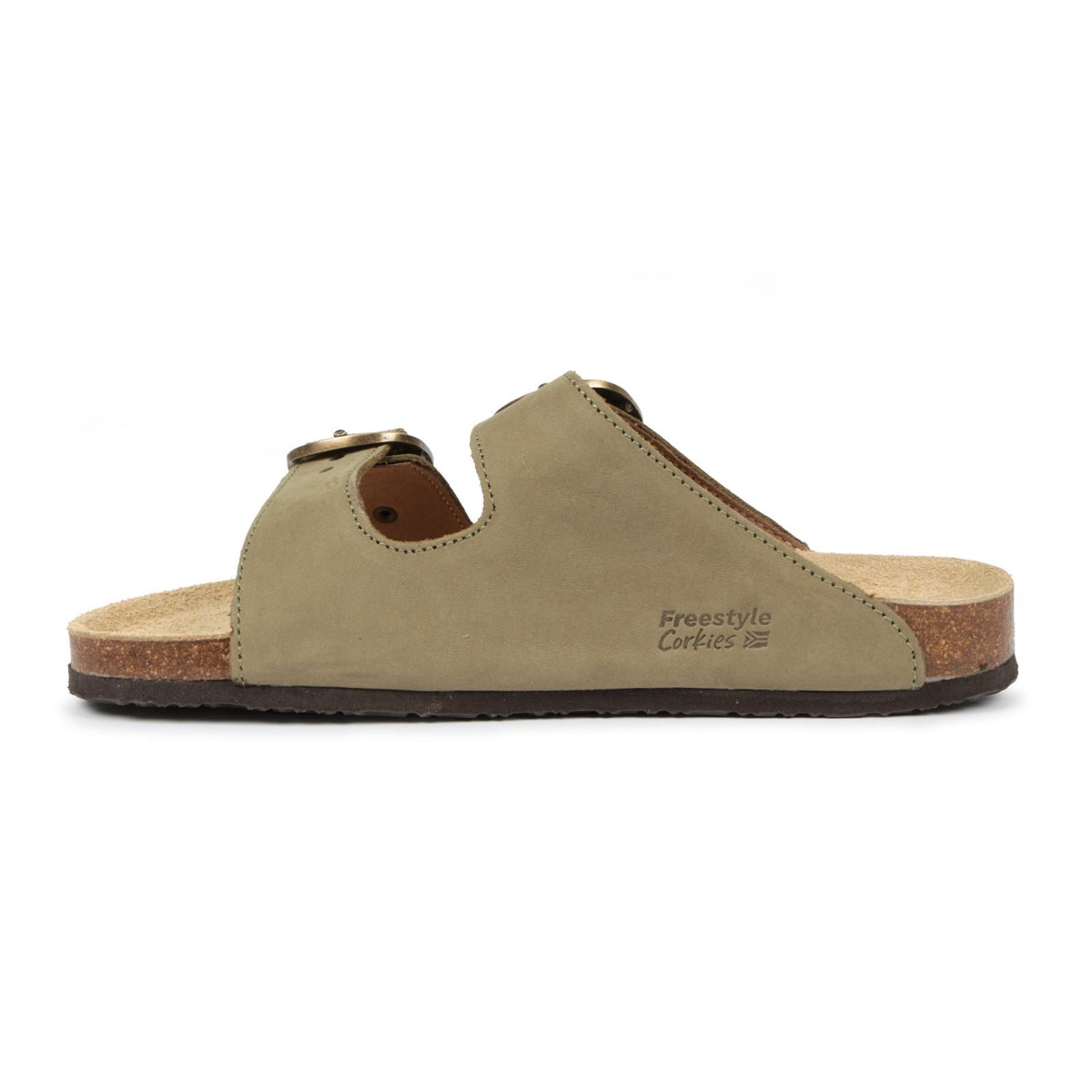 Corkies Kiirsten Ladies Anatomical Premium Leather sandals - Freestyle SA Proudly local leather boots veldskoens vellies leather shoes suede veldskoens