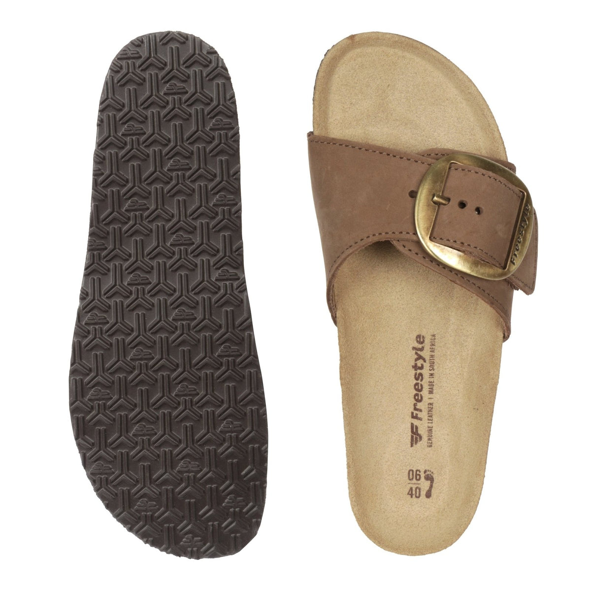 Corkies Saskia Ladies Anatomical Premium Leather sandals - Freestyle SA Proudly local leather boots veldskoens vellies leather shoes suede veldskoens