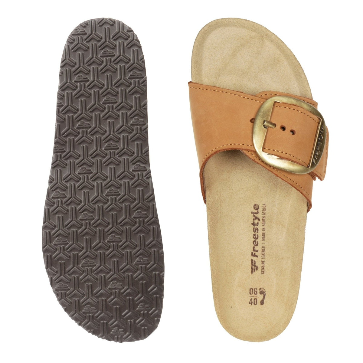 Corkies Saskia Ladies Anatomical Premium Leather sandals - Freestyle SA Proudly local leather boots veldskoens vellies leather shoes suede veldskoens