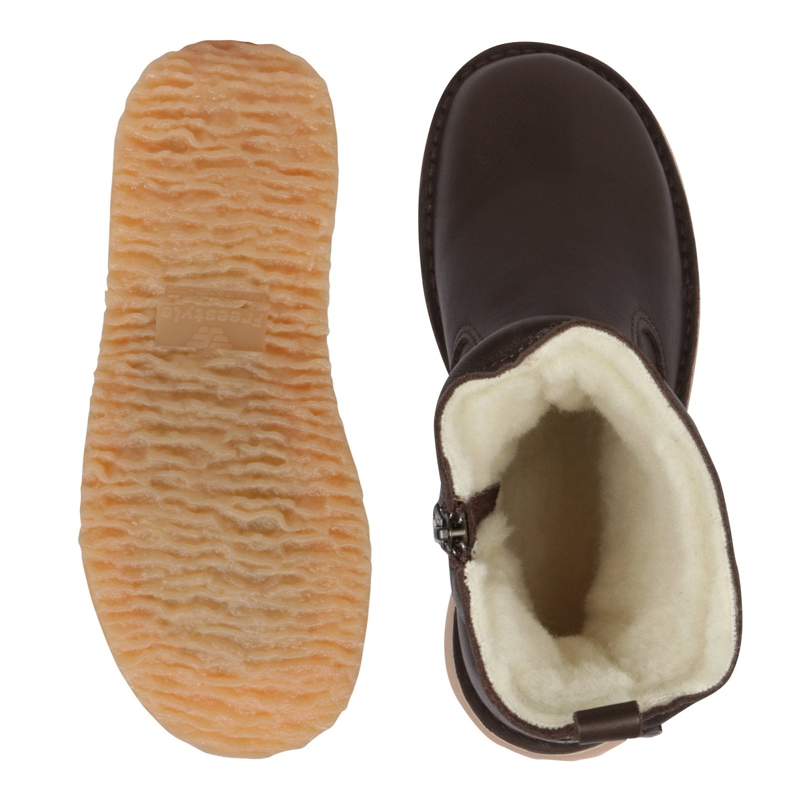 Dalebrook 100% Wool - Lined Ladies Premium Leather Boot - Freestyle SA Proudly local leather boots veldskoens vellies leather shoes suede veldskoens
