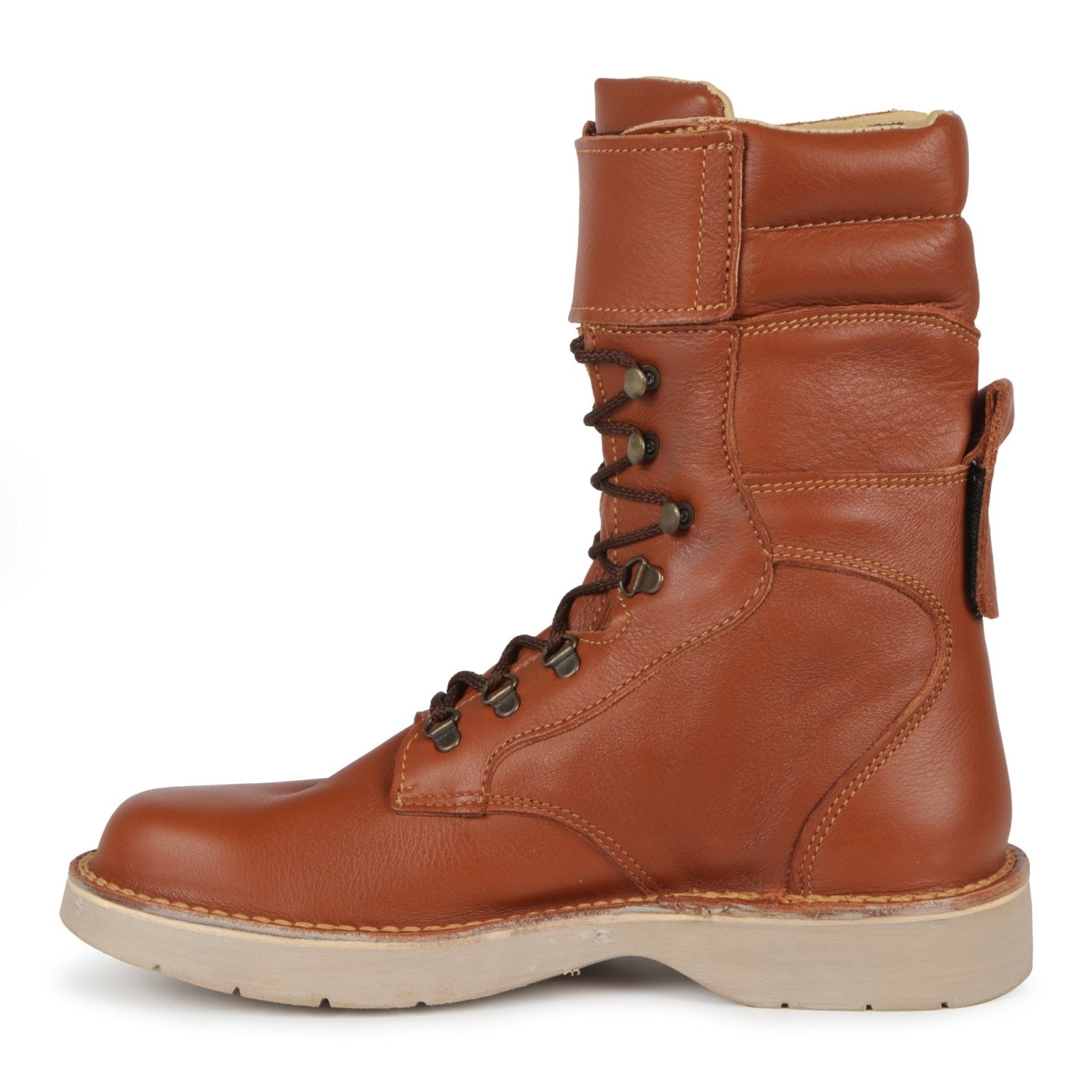 Gemsbok Soft Premium Leather Hunting Boot on a Camel Sole - Freestyle SA Proudly local leather boots veldskoens vellies leather shoes suede veldskoens