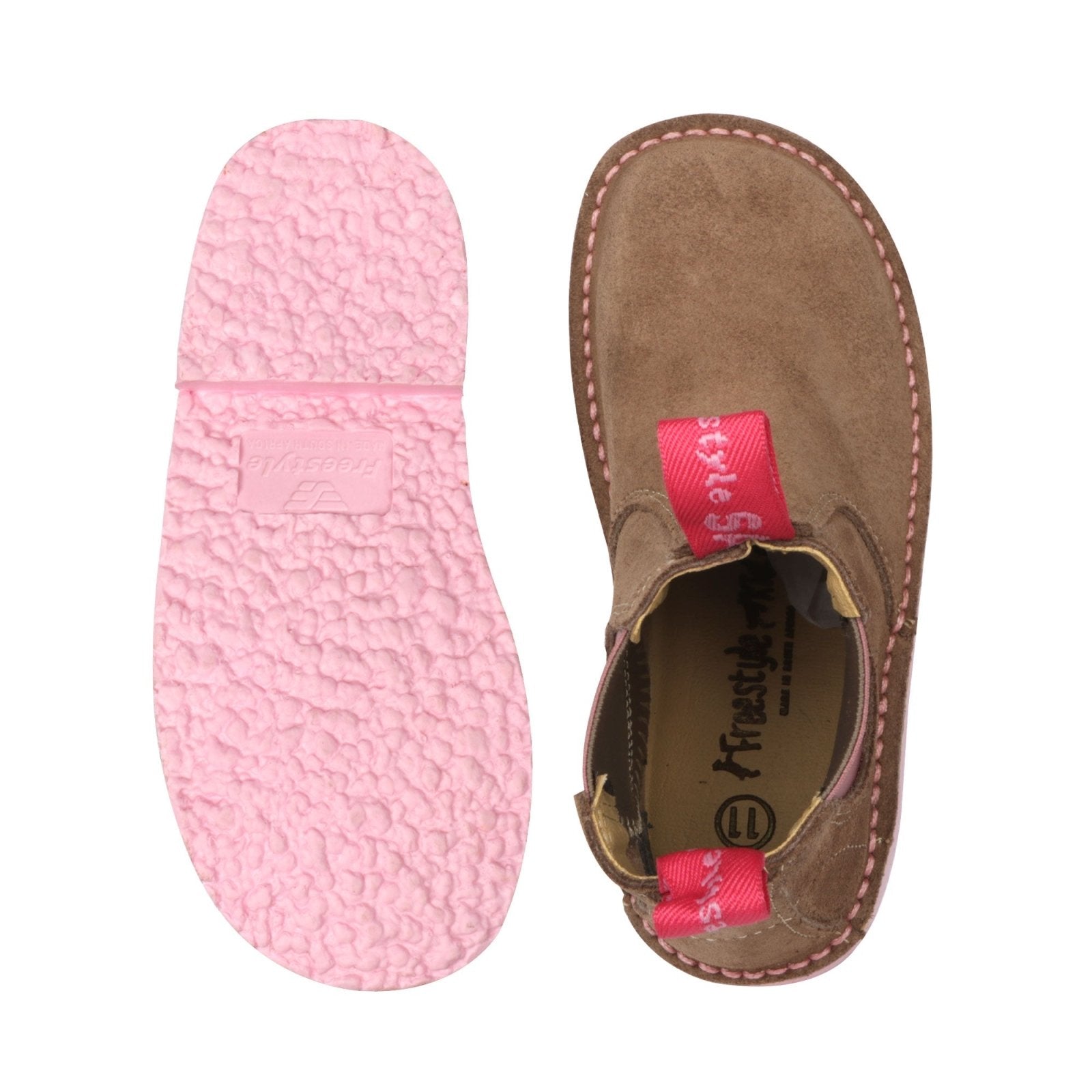 Karoo Kids Mzansi Premium Soft Suede Leather Boot - Freestyle SA Proudly local leather boots veldskoens vellies leather shoes suede veldskoens