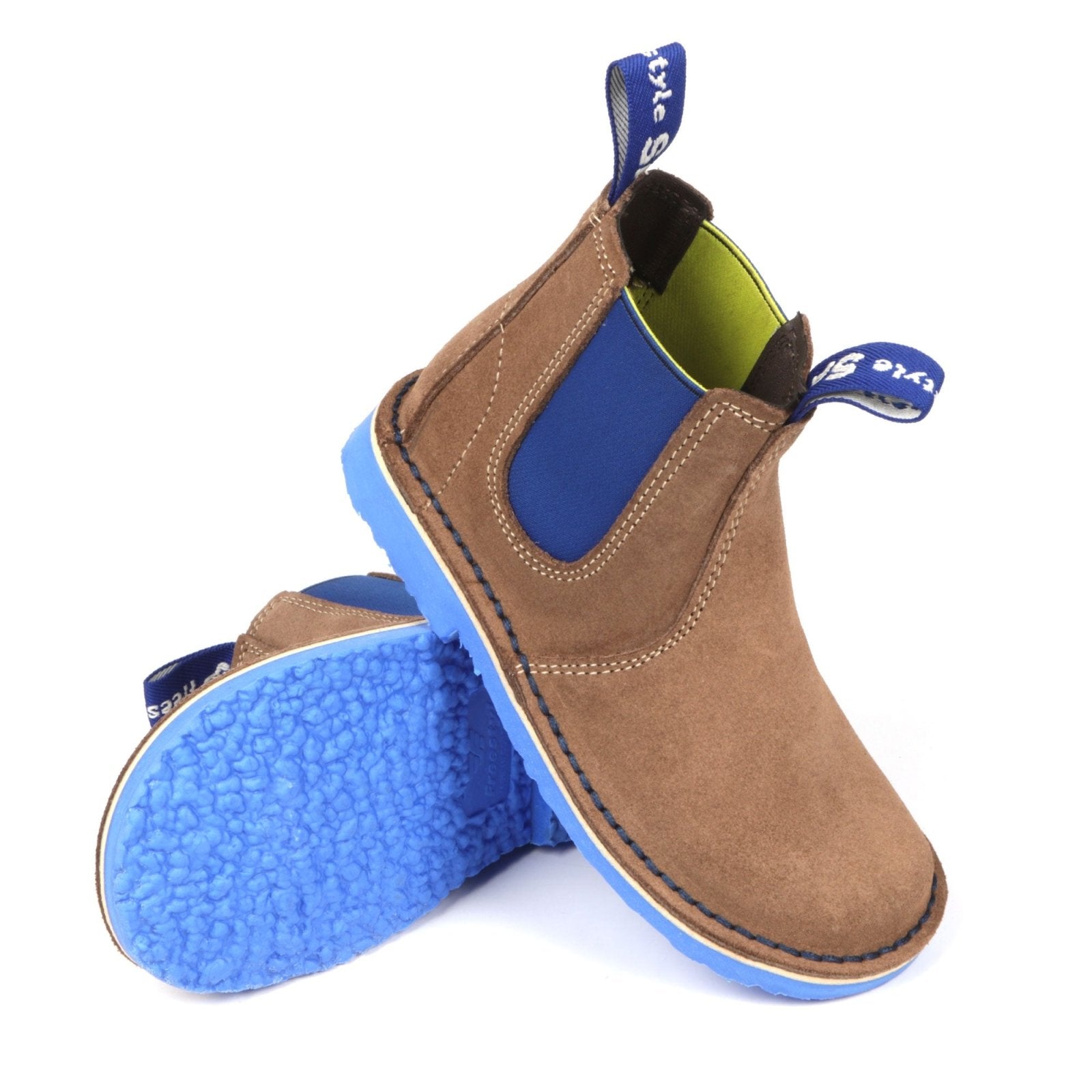Karoo Kids Mzansi Premium Soft Suede Leather Boot - Freestyle SA Proudly local leather boots veldskoens vellies leather shoes suede veldskoens