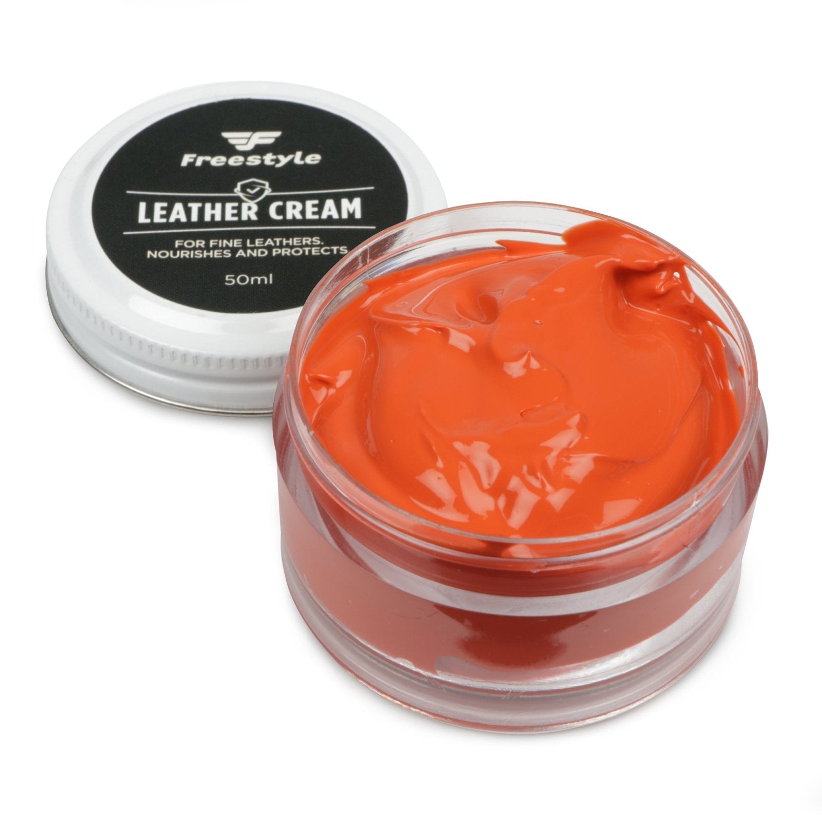 Leather Cream 50ml - Freestyle SA Proudly local leather boots veldskoens vellies leather shoes suede veldskoens