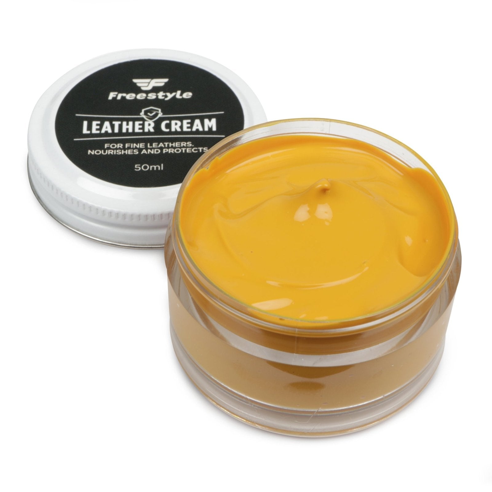 Leather Cream 50ml - Freestyle SA Proudly local leather boots veldskoens vellies leather shoes suede veldskoens