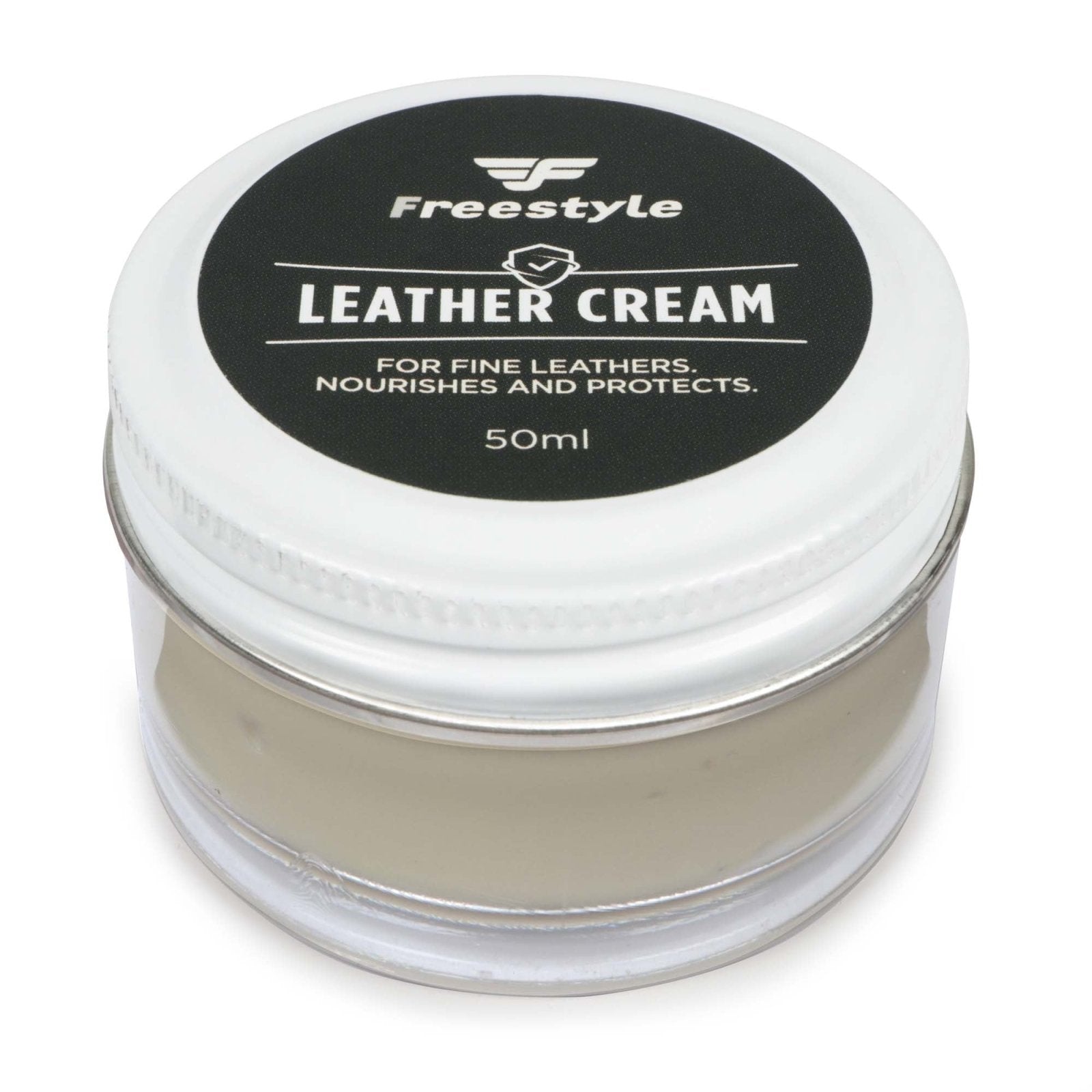 Leather Cream 50ml - Freestyle SA Proudly local leather boots veldskoens vellies leather shoes suede veldskoens