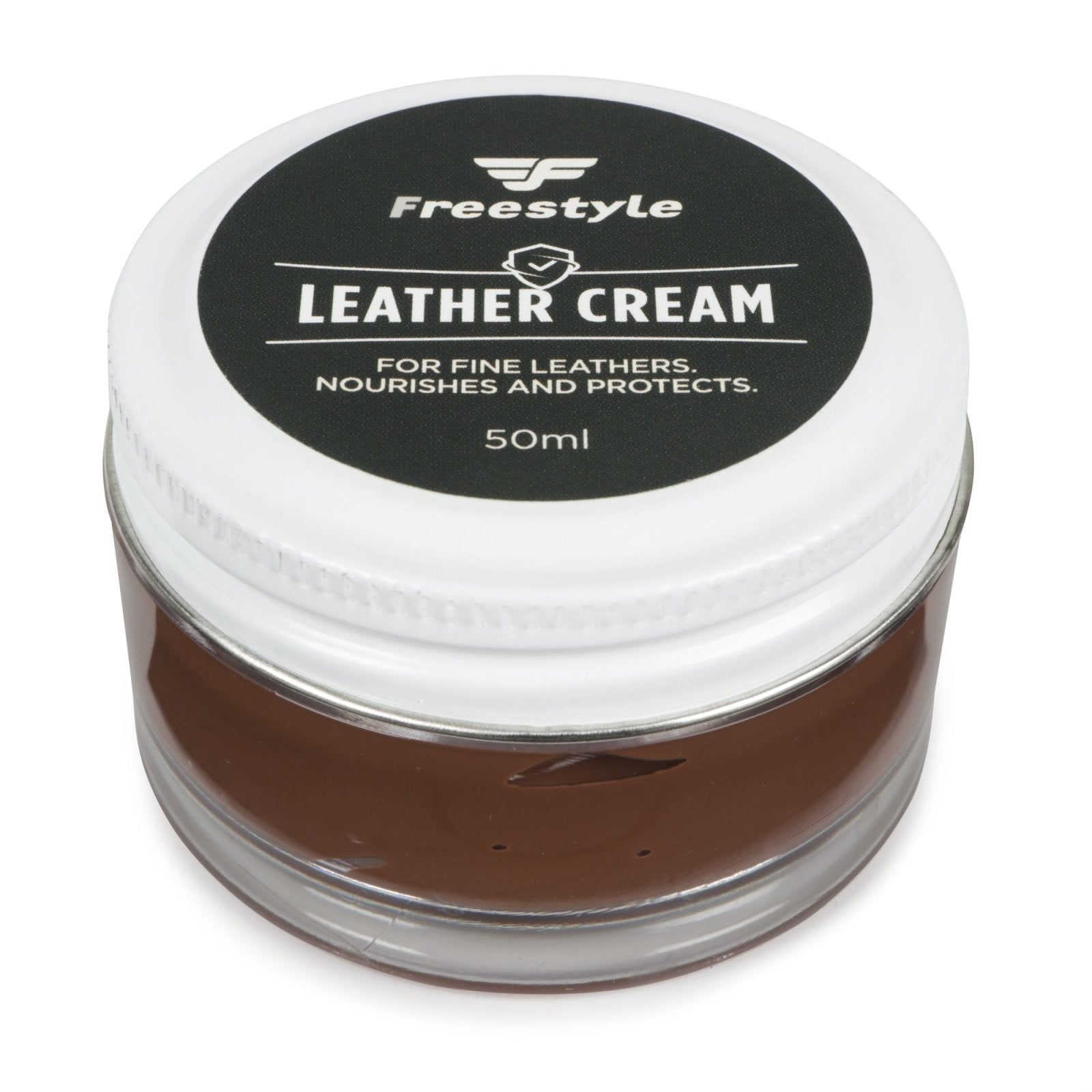 Leather Cream 50ml - Freestyle SA Proudly local leather boots veldskoens vellies leather shoes suede veldskoens