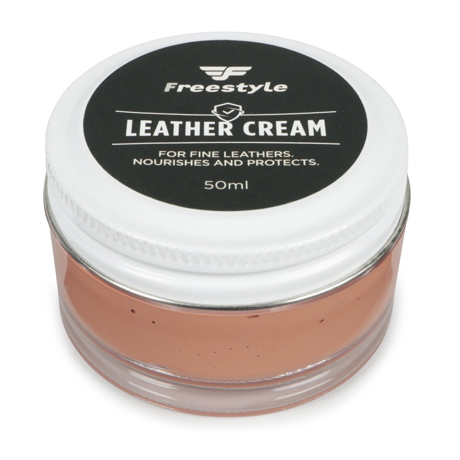 Leather Cream 50ml - Freestyle SA Proudly local leather boots veldskoens vellies leather shoes suede veldskoens