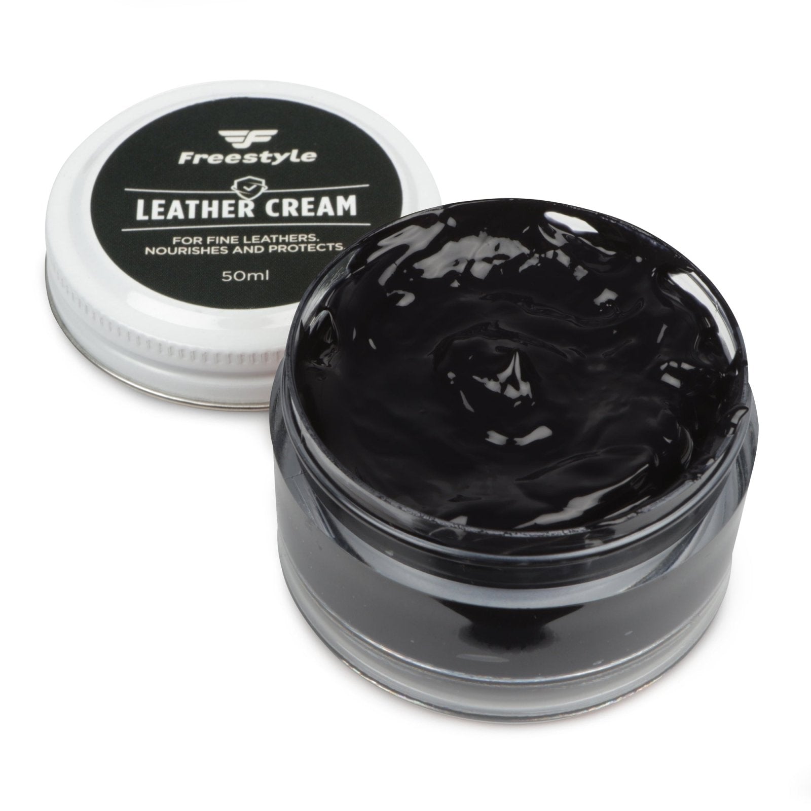 Leather Cream 50ml - Freestyle SA Proudly local leather boots veldskoens vellies leather shoes suede veldskoens