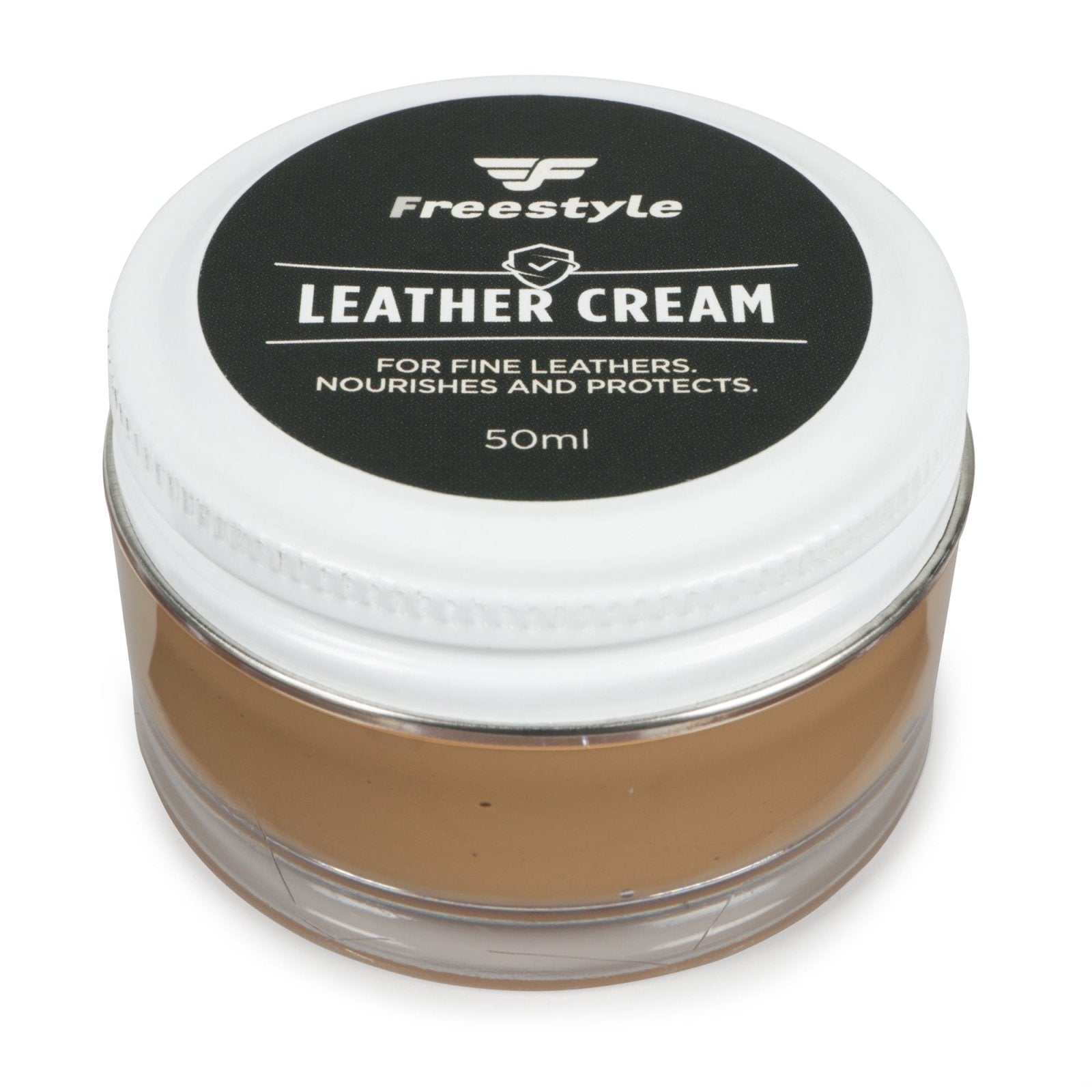 Leather Cream 50ml - Freestyle SA Proudly local leather boots veldskoens vellies leather shoes suede veldskoens