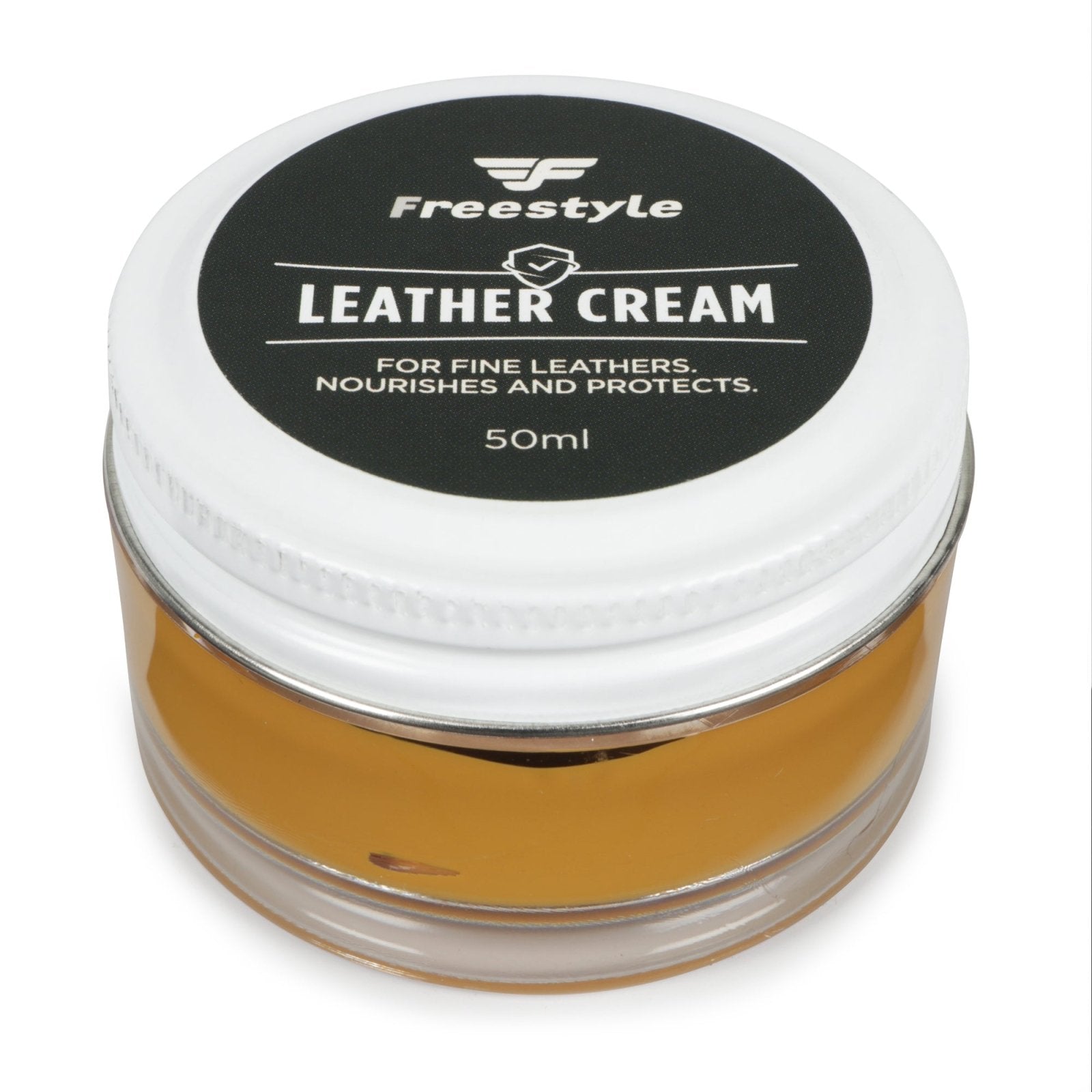Leather Cream 50ml - Freestyle SA Proudly local leather boots veldskoens vellies leather shoes suede veldskoens