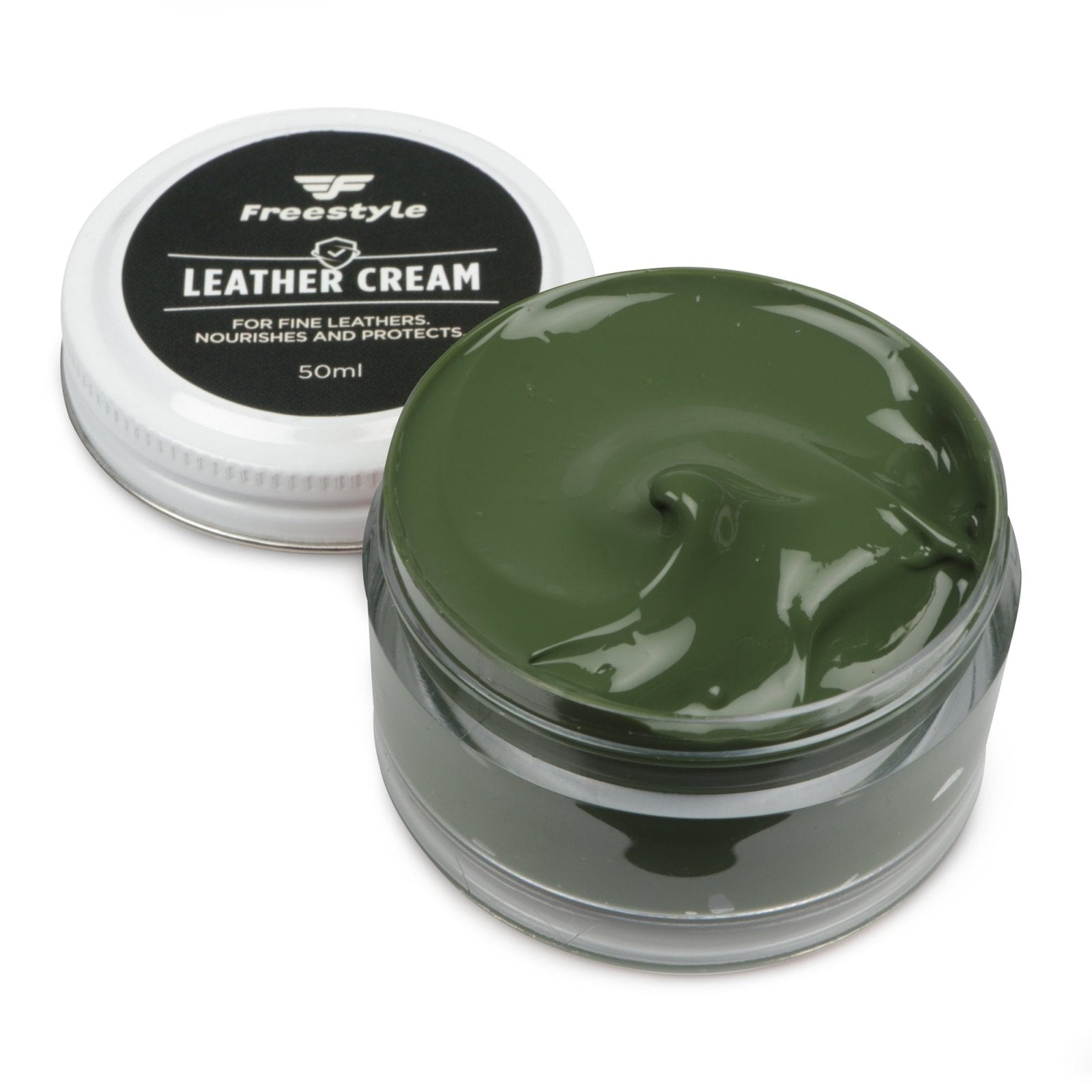 Leather Cream 50ml - Freestyle SA Proudly local leather boots veldskoens vellies leather shoes suede veldskoens