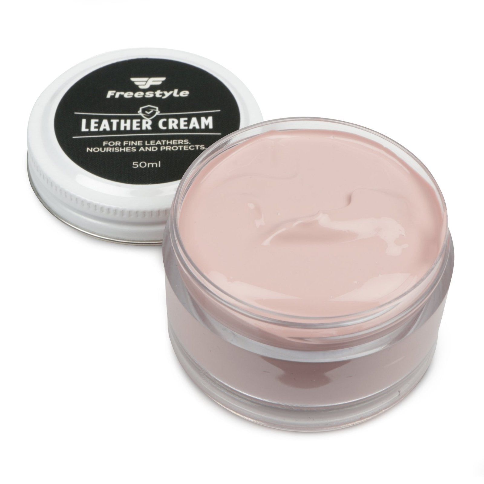 Leather Cream 50ml - Freestyle SA Proudly local leather boots veldskoens vellies leather shoes suede veldskoens