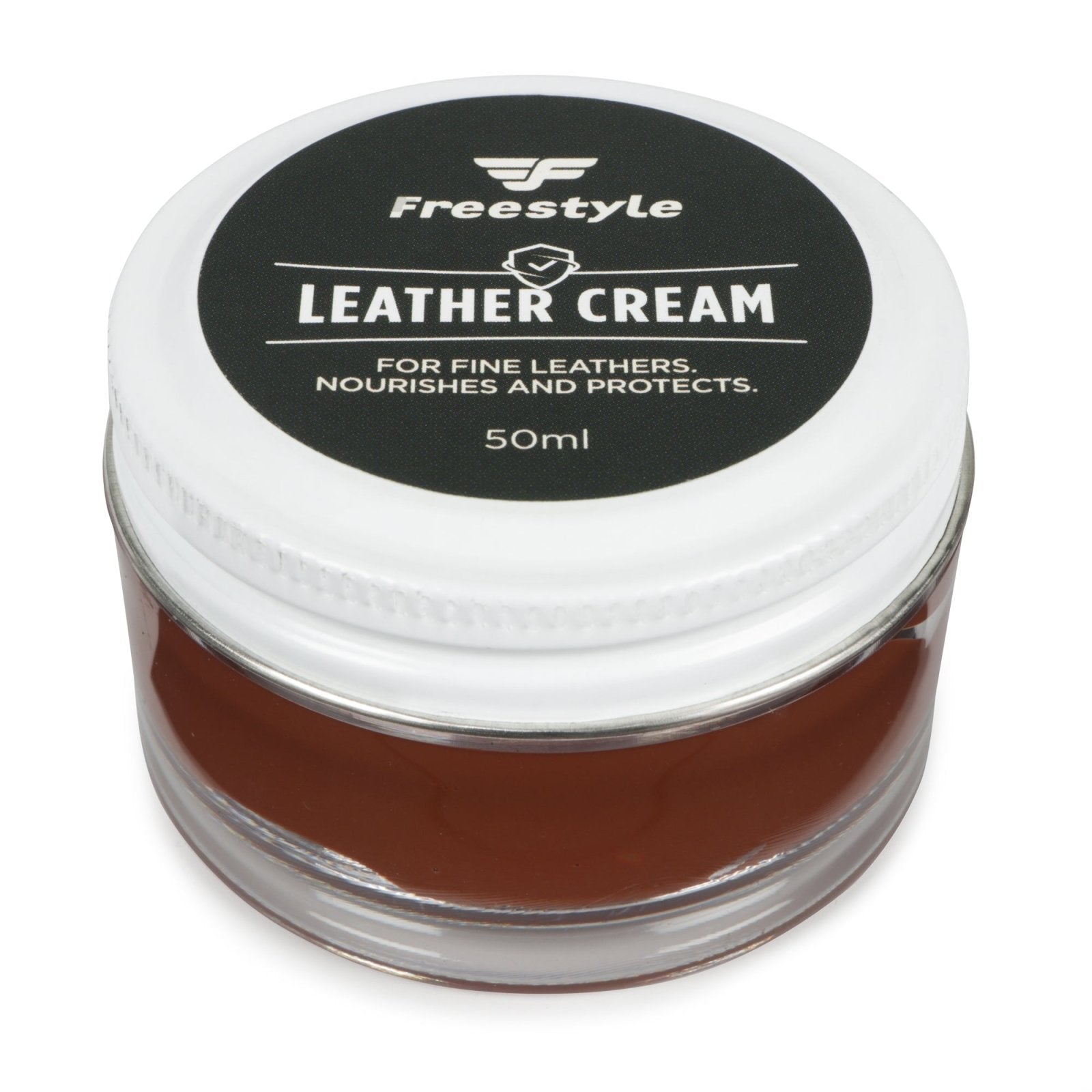 Leather Cream 50ml - Freestyle SA Proudly local leather boots veldskoens vellies leather shoes suede veldskoens
