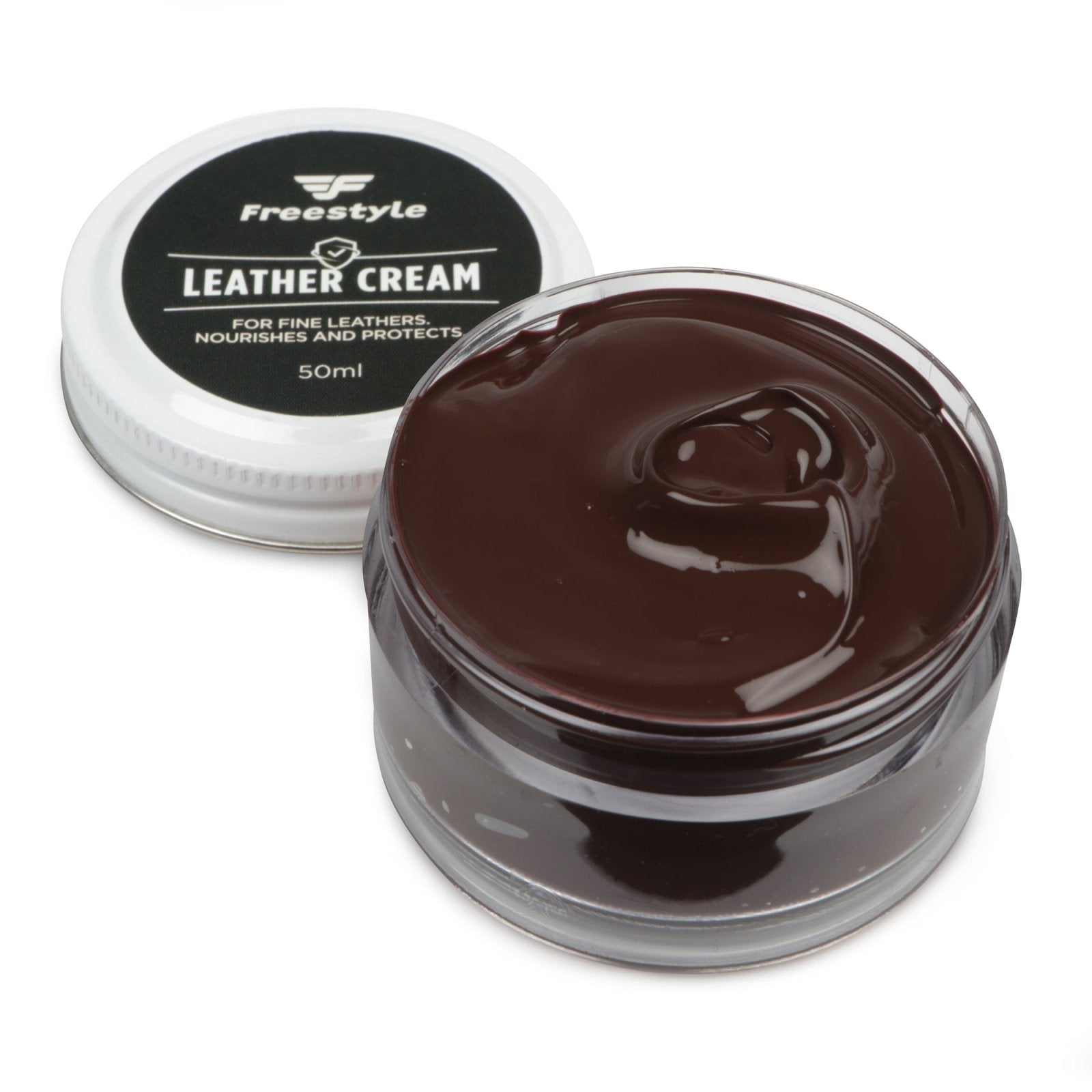 Leather Cream 50ml - Freestyle SA Proudly local leather boots veldskoens vellies leather shoes suede veldskoens