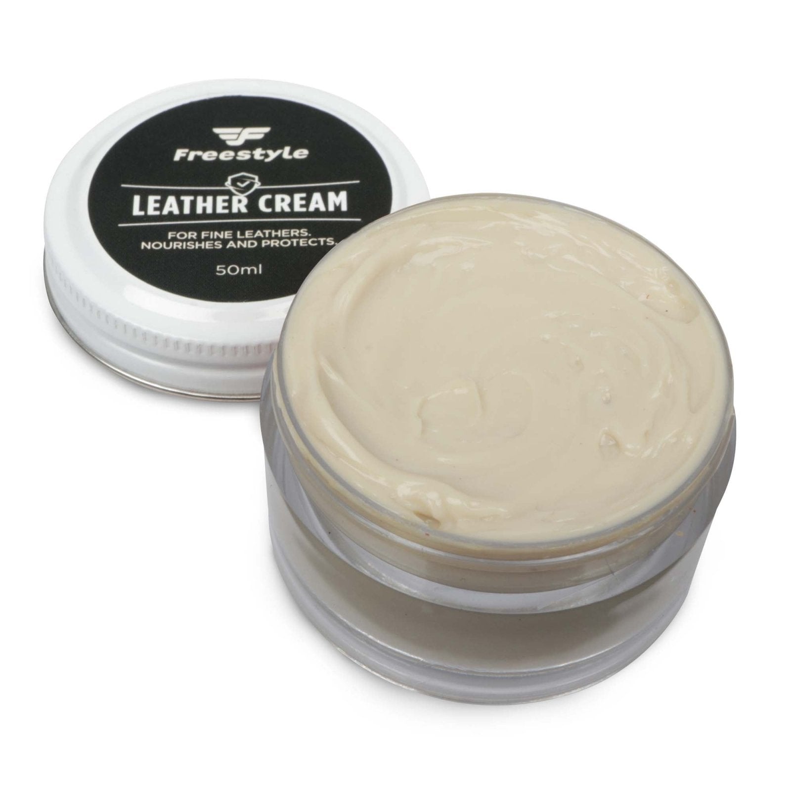 Leather Cream 50ml - Freestyle SA Proudly local leather boots veldskoens vellies leather shoes suede veldskoens