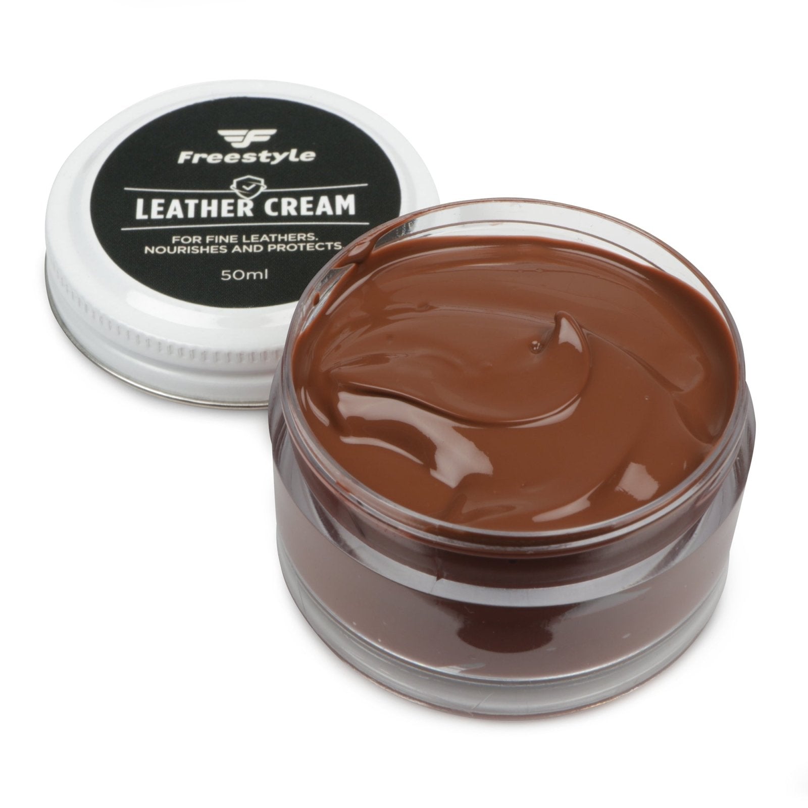 Leather Cream 50ml - Freestyle SA Proudly local leather boots veldskoens vellies leather shoes suede veldskoens
