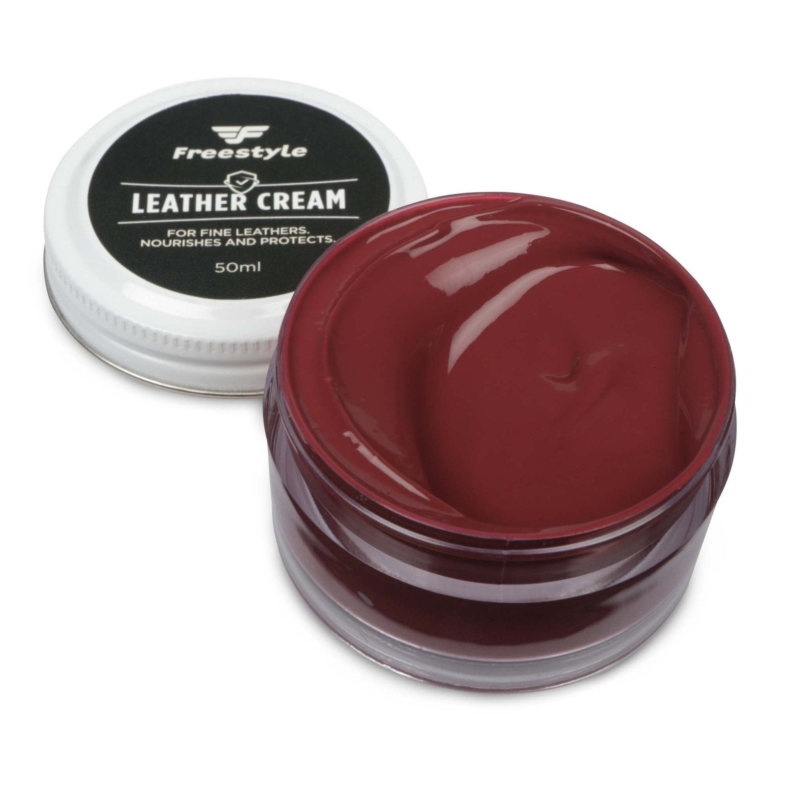 Leather Cream 50ml - Freestyle SA Proudly local leather boots veldskoens vellies leather shoes suede veldskoens