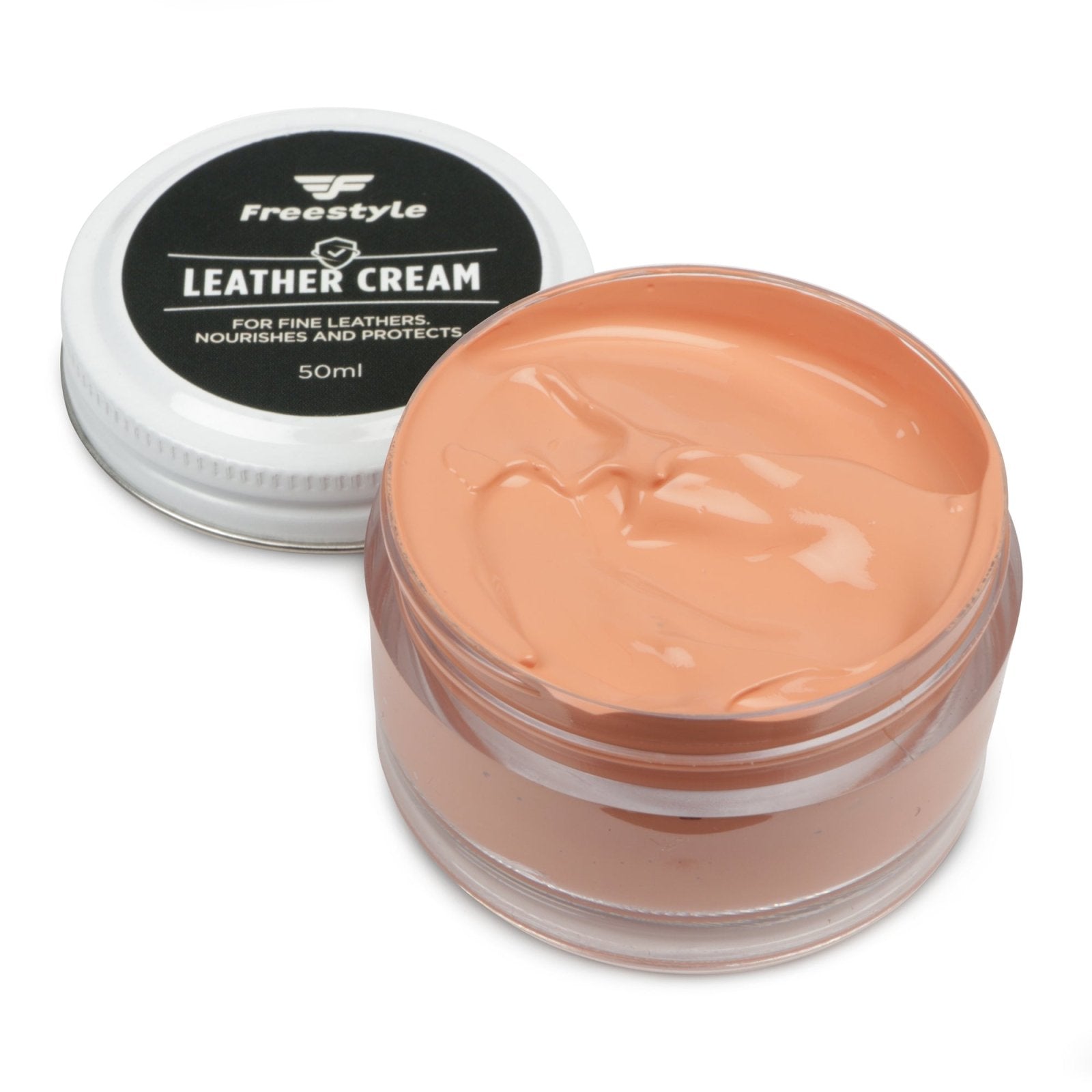 Leather Cream 50ml - Freestyle SA Proudly local leather boots veldskoens vellies leather shoes suede veldskoens