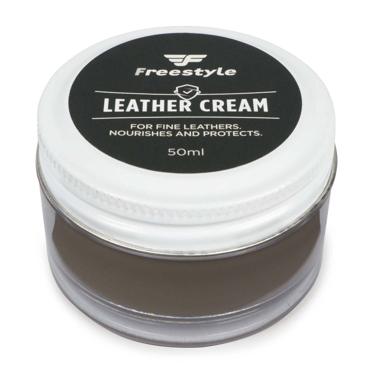 Leather Cream 50ml - Freestyle SA Proudly local leather boots veldskoens vellies leather shoes suede veldskoens