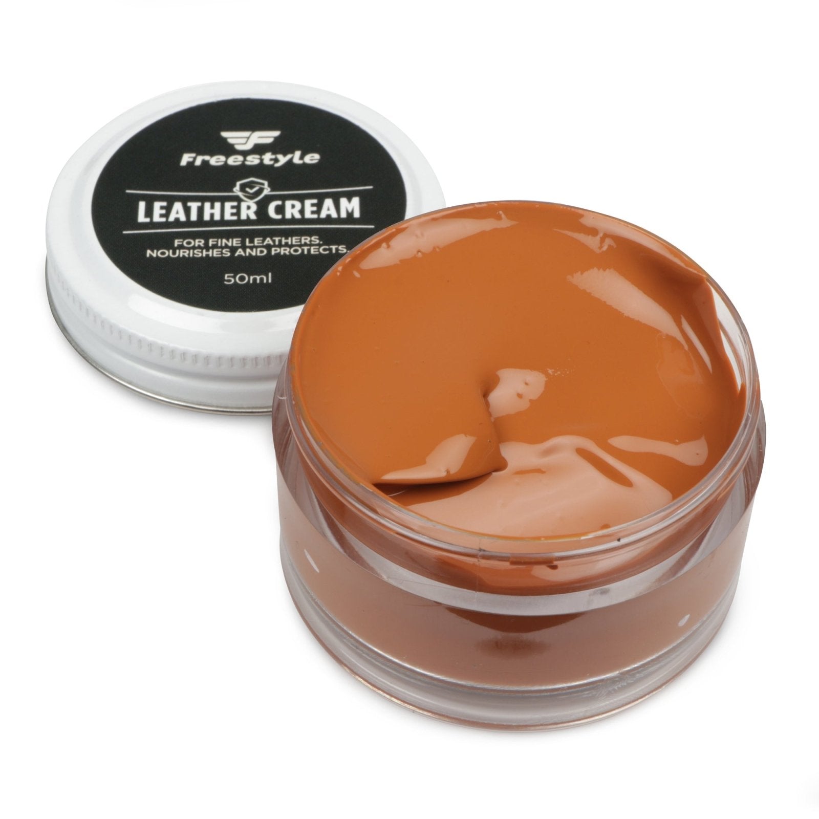 Leather Cream 50ml - Freestyle SA Proudly local leather boots veldskoens vellies leather shoes suede veldskoens