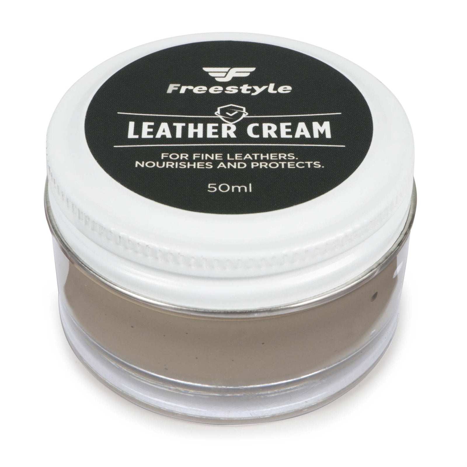 Leather Cream 50ml - Freestyle SA Proudly local leather boots veldskoens vellies leather shoes suede veldskoens