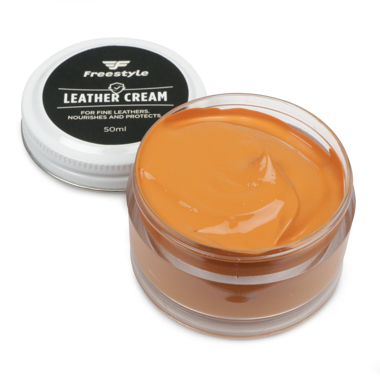 Leather Cream 50ml - Freestyle SA Proudly local leather boots veldskoens vellies leather shoes suede veldskoens