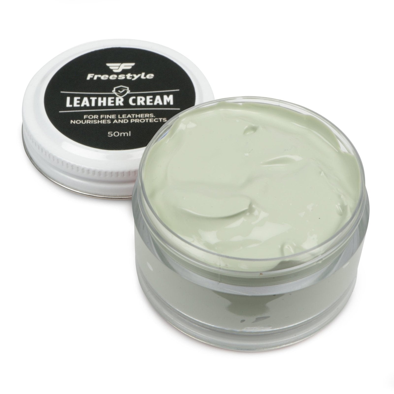 Leather Cream 50ml - Freestyle SA Proudly local leather boots veldskoens vellies leather shoes suede veldskoens