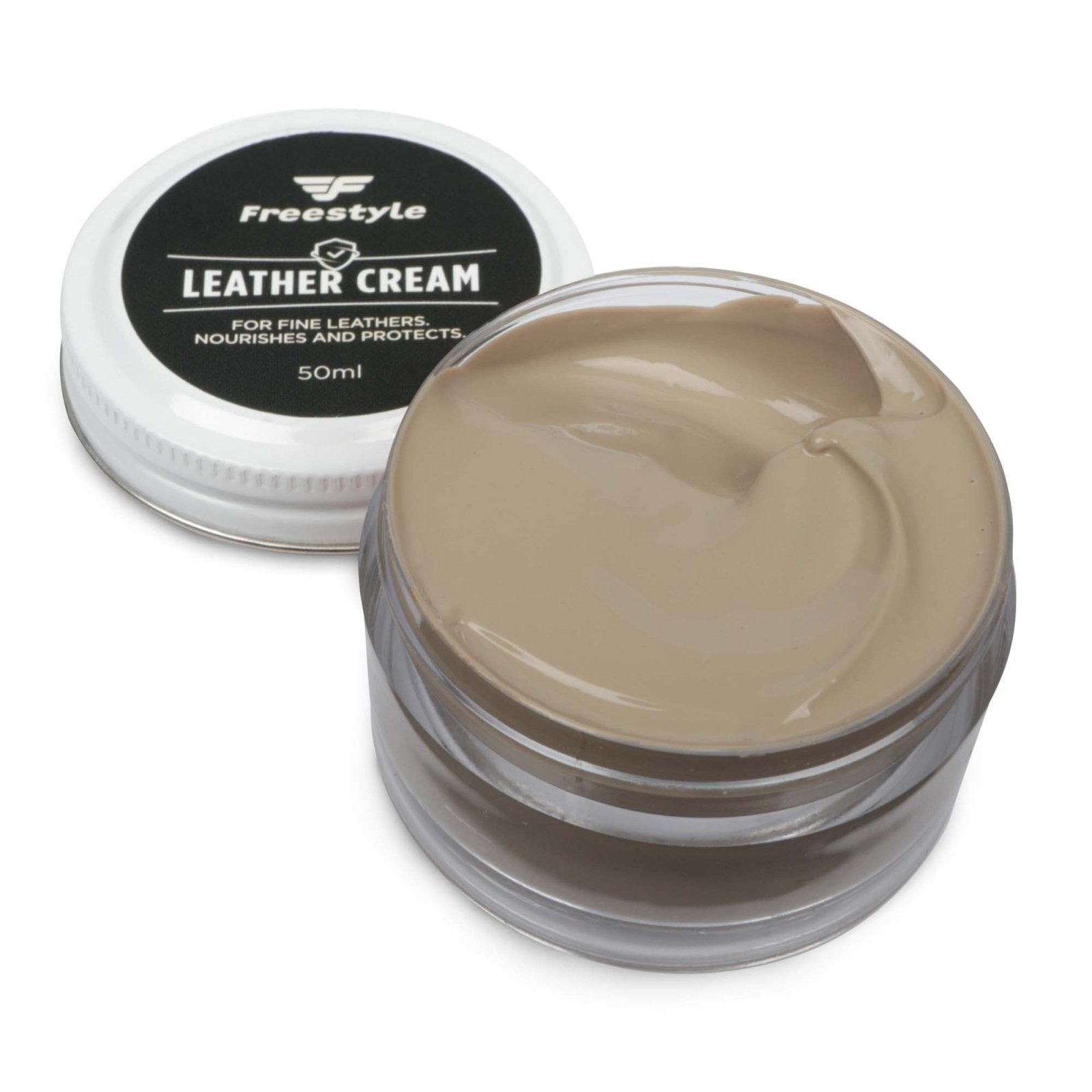 Leather Cream 50ml - Freestyle SA Proudly local leather boots veldskoens vellies leather shoes suede veldskoens